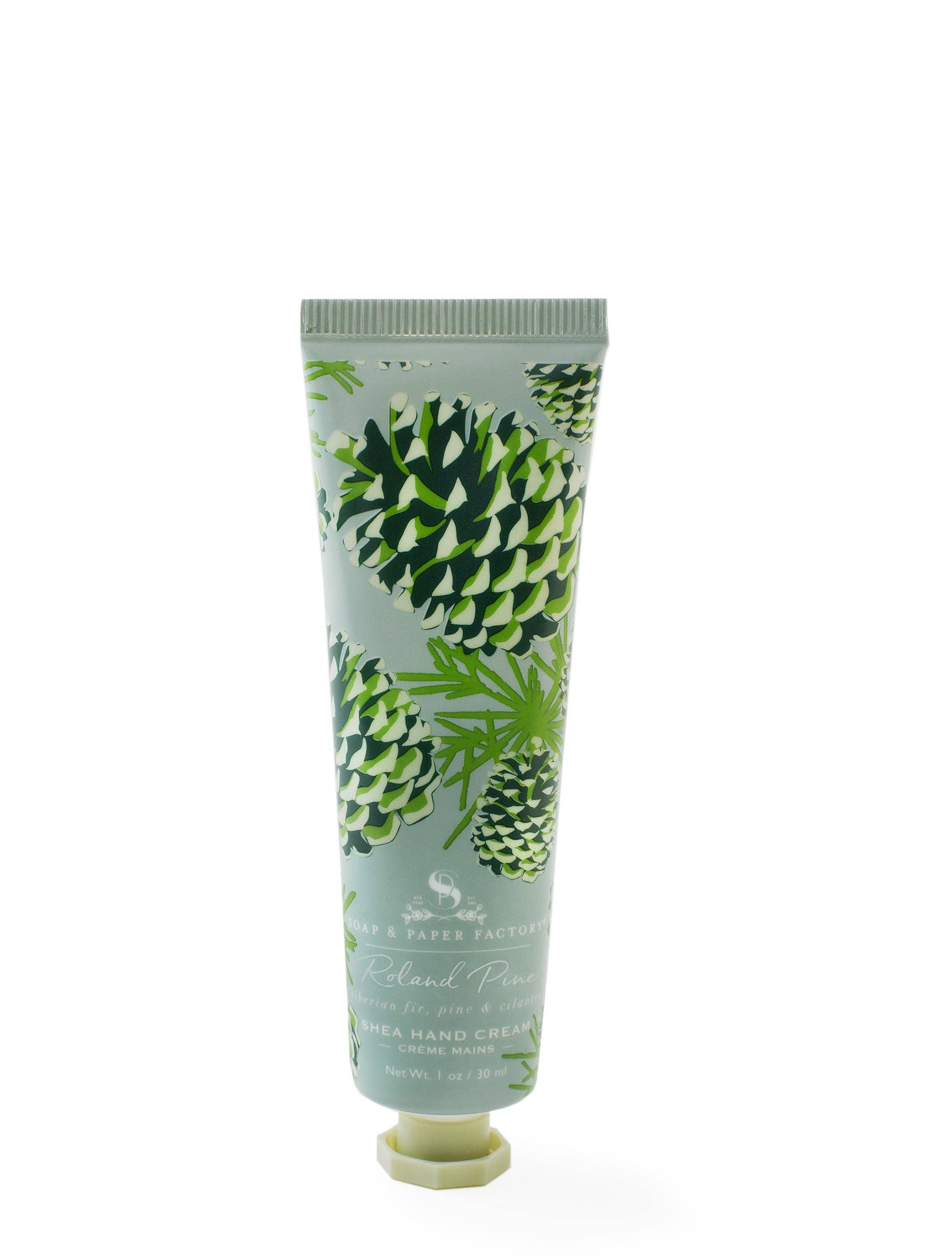 Roland Pine Shea Butter Hand Cream on a white background at Addison West