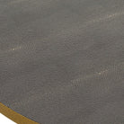 Close up of shagreen top of Alston Nesting Coffee Tables, Set of 2 on a white background at Addison West