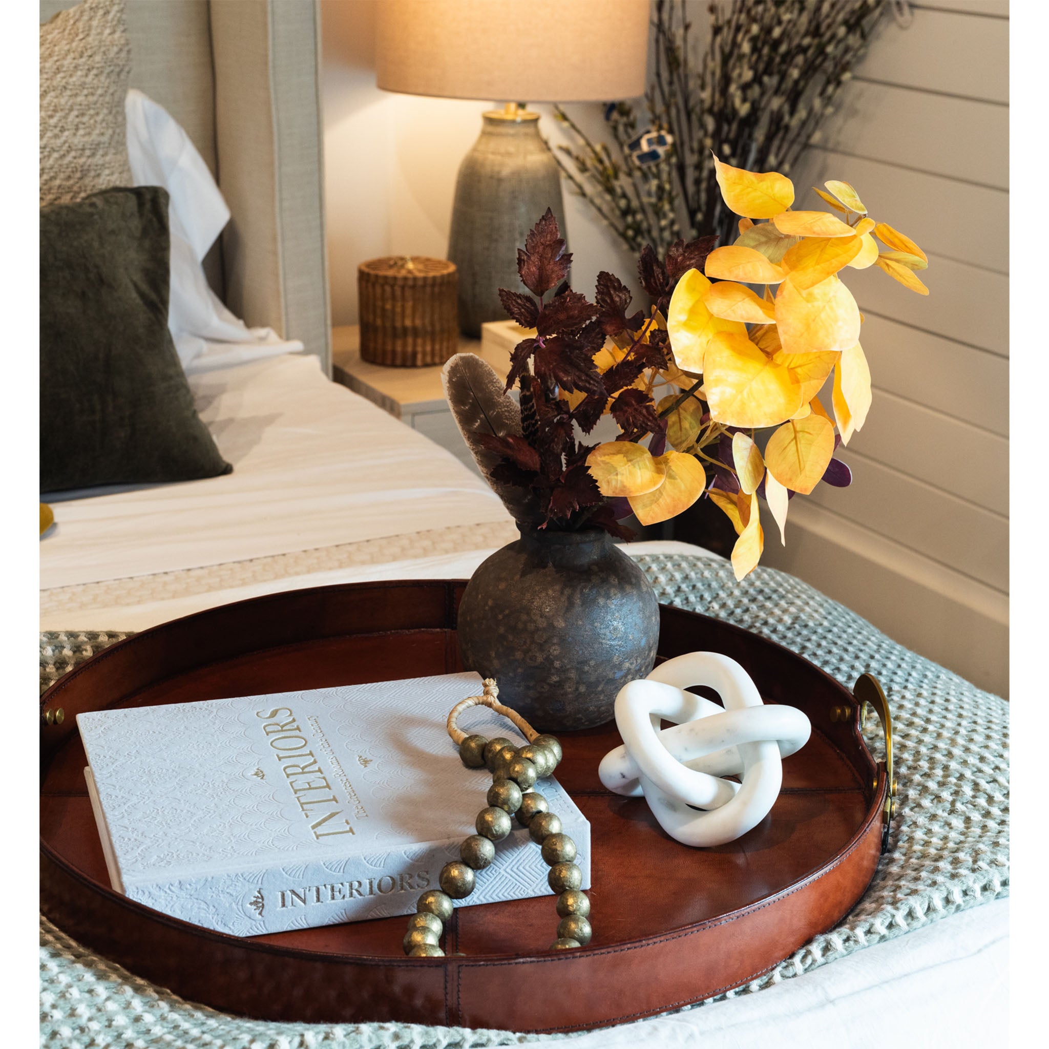 Aspen Leather Tray - Addison West