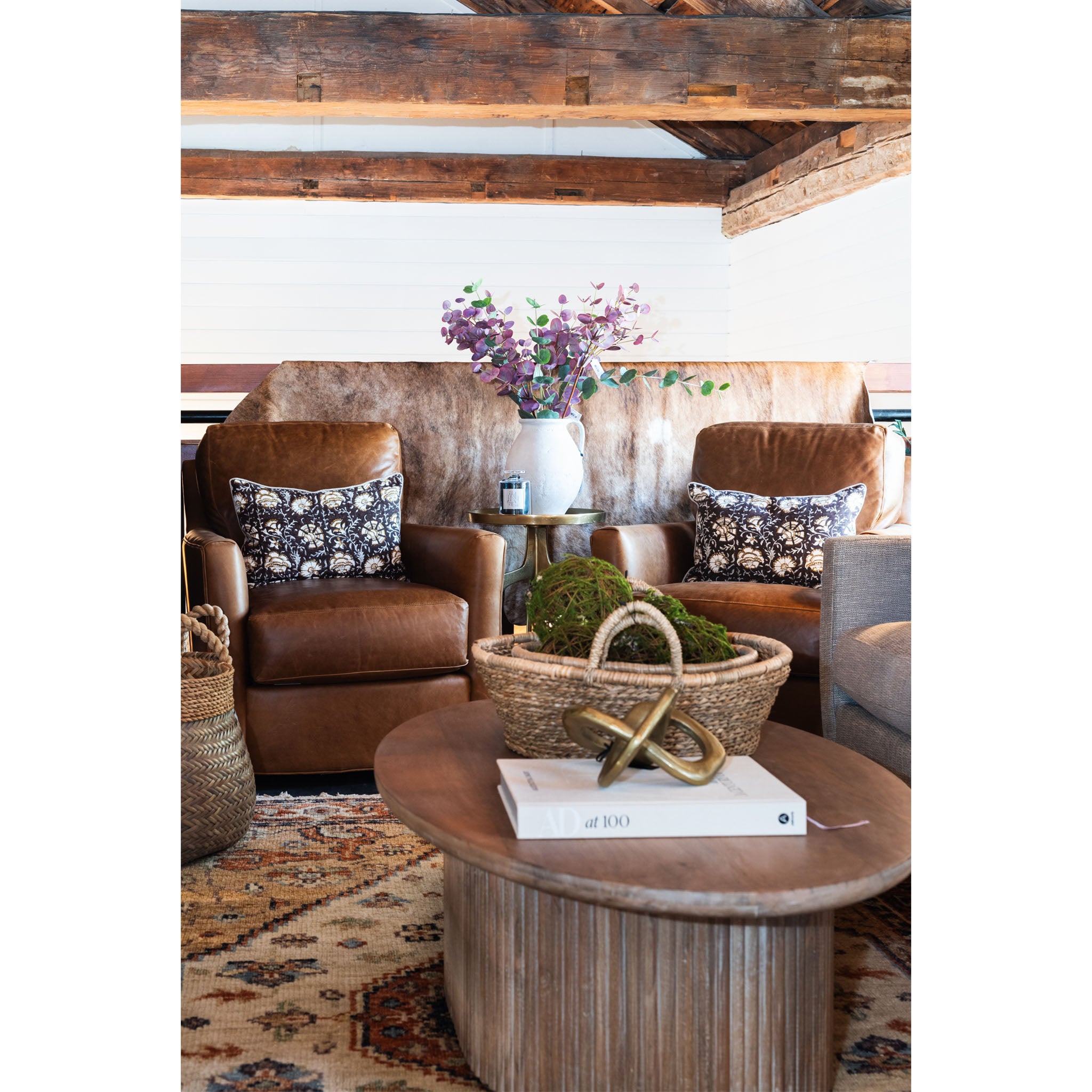 Reece Reeded Oval Coffee Table - Addison West