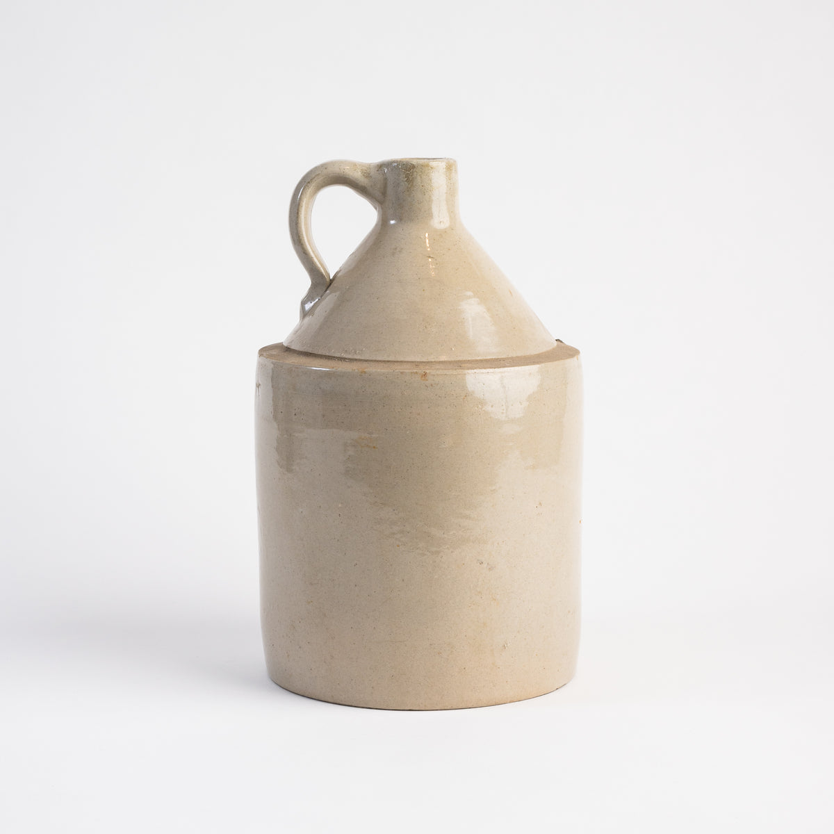 Vintage Large Crock on a white background at Addison West