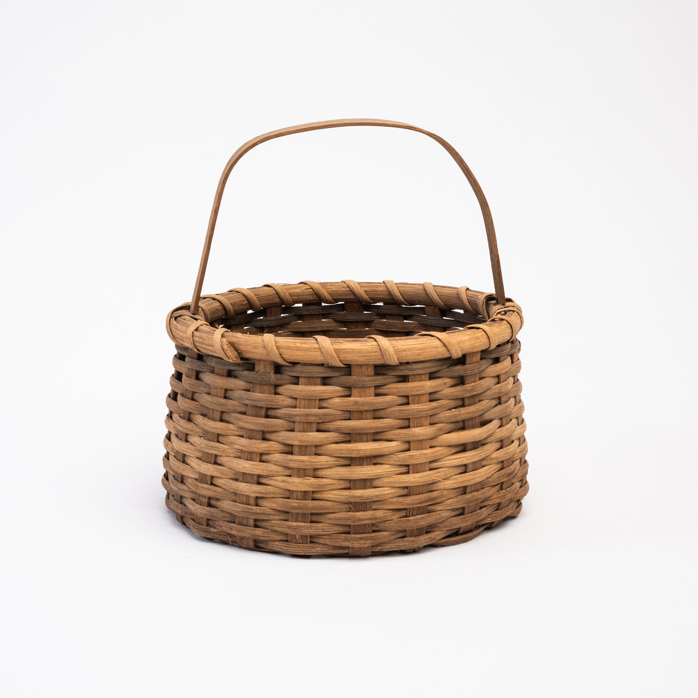 Vintage Gathering Basket on a white background at Addison West