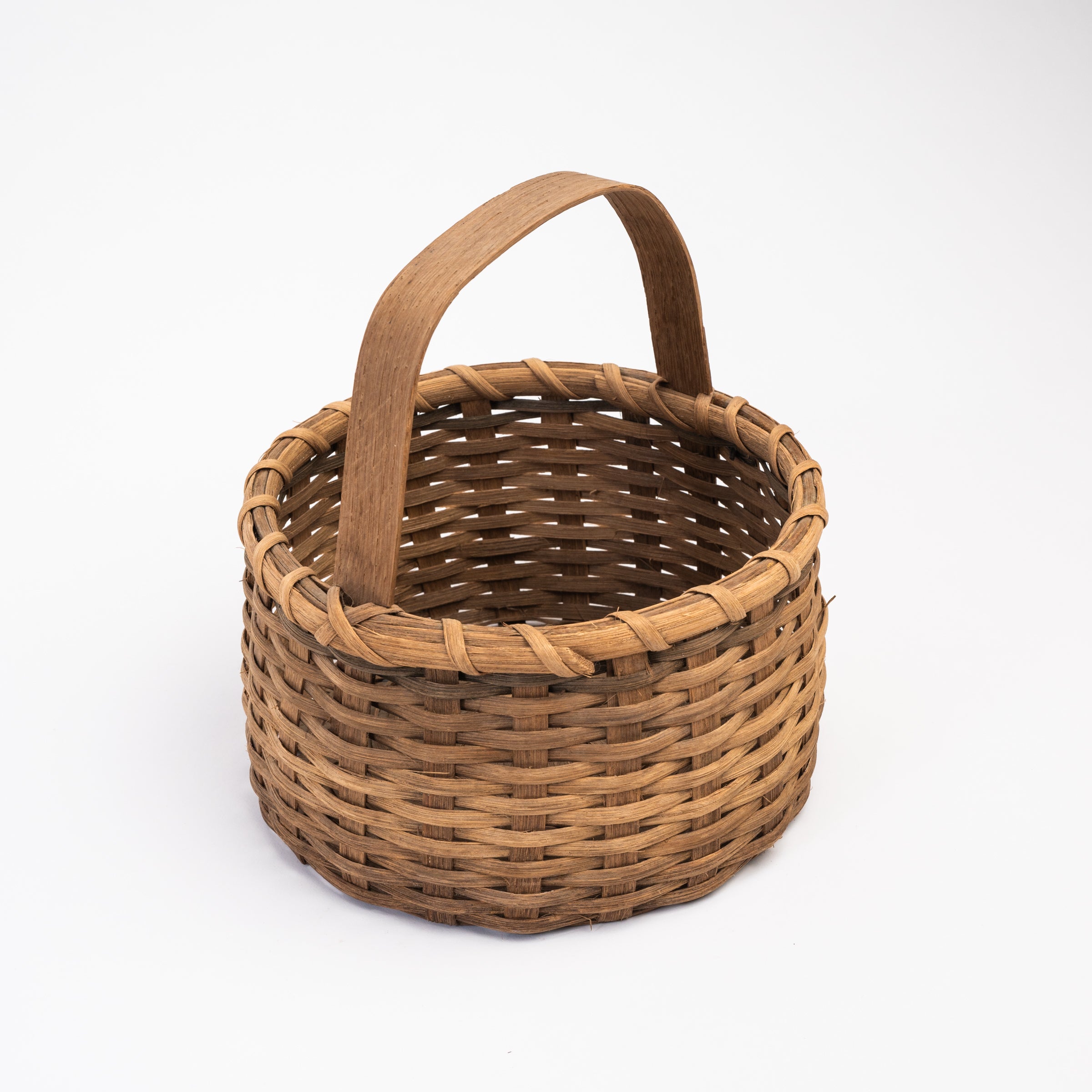 Vintage Gathering Basket on a white background at Addison West