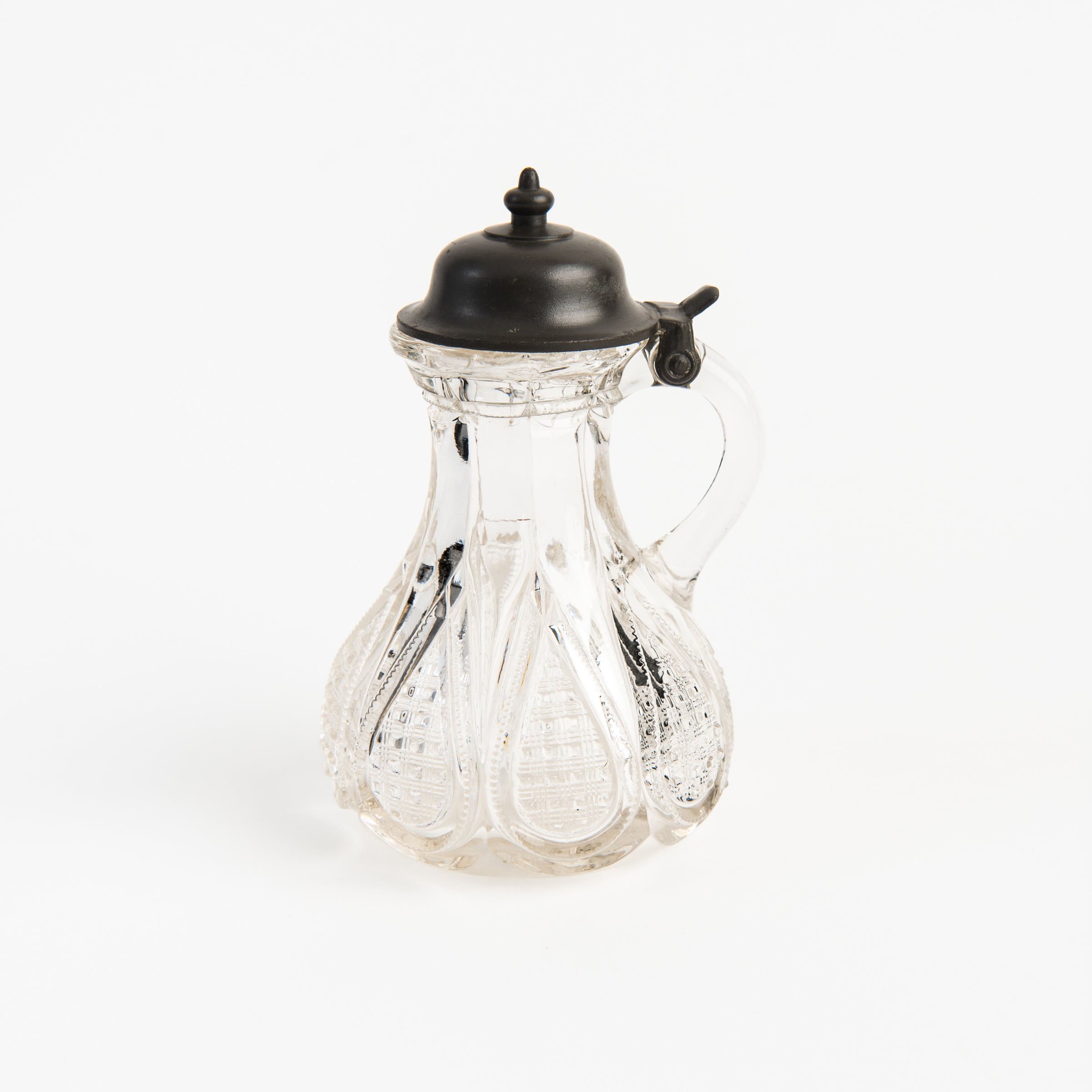 Vintage Victorian Syrup Dispenser - Fancy Loop on a white background at Addison West