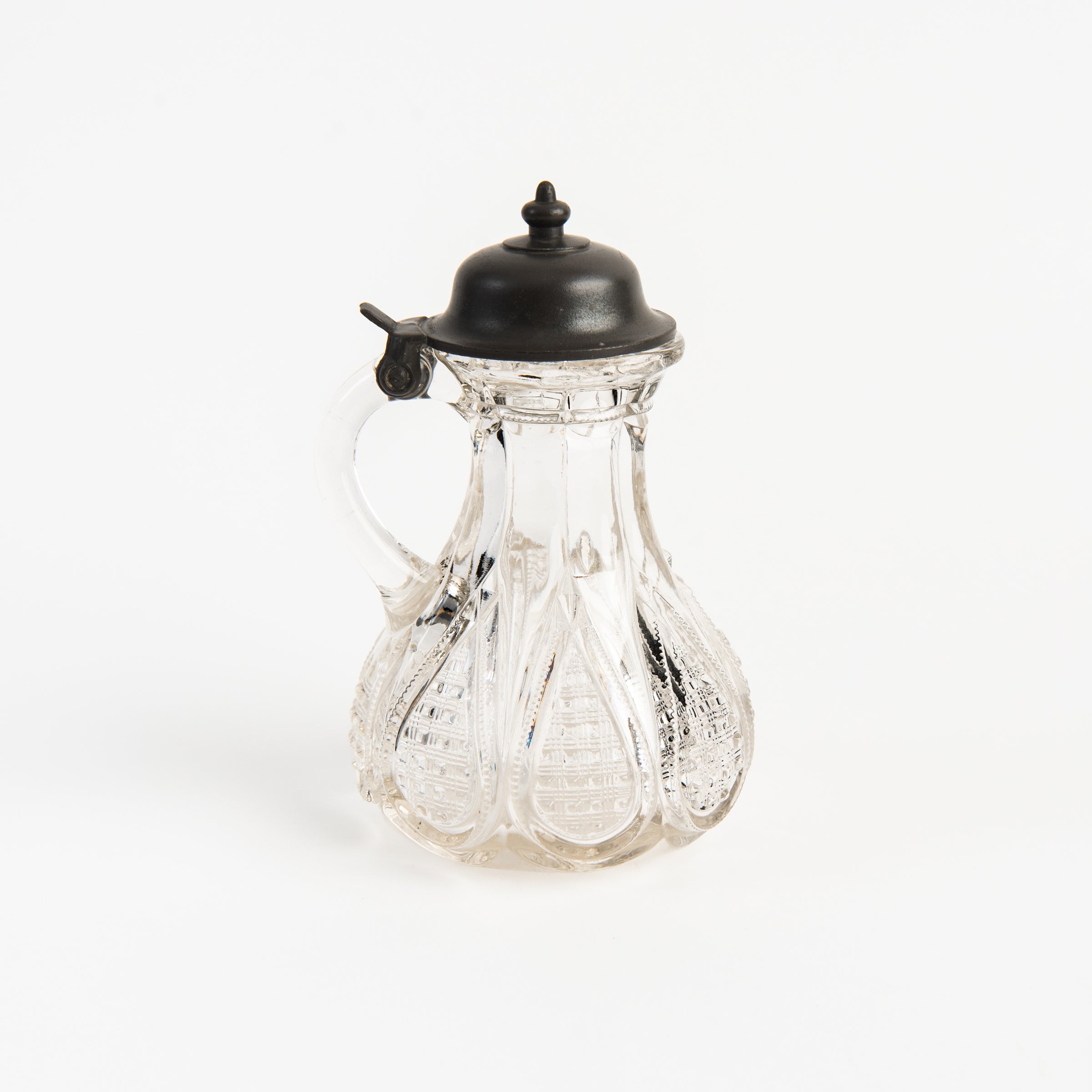 Vintage Victorian Syrup Dispenser - Fancy Loop on a white background at Addison West