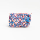 Cornflower Print Toiletry Bag on a white background at Addison West