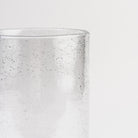 Close up of Bubble Glass Hurricane, Medium on a white background at Addison West