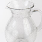 Close up of Bubble Glass Pitcher on a white background at Addison West