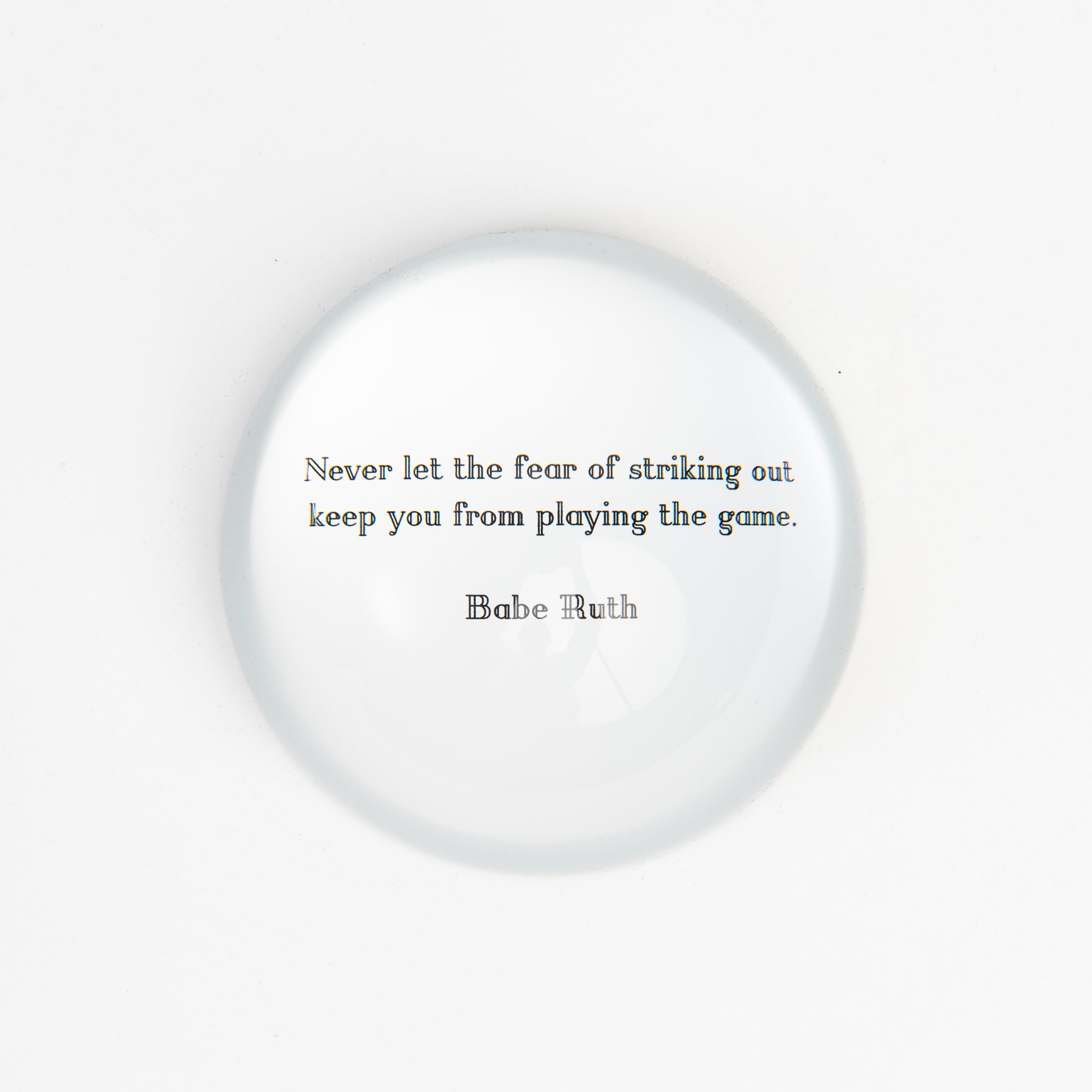 Babe Ruth Paperweight on a white background at Addison West