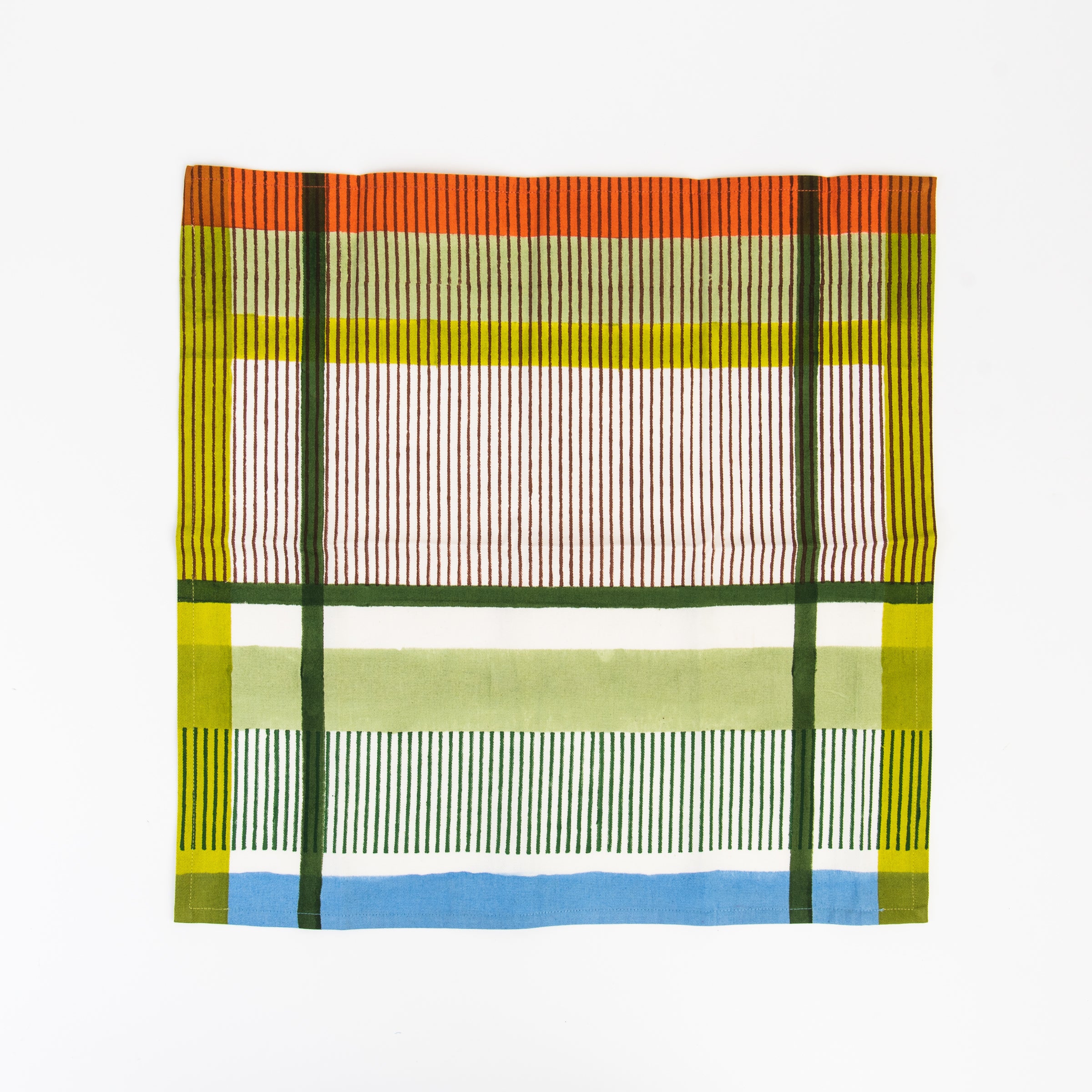 Modernist Striped Napkins, Set of 4 on a white background at Addison West