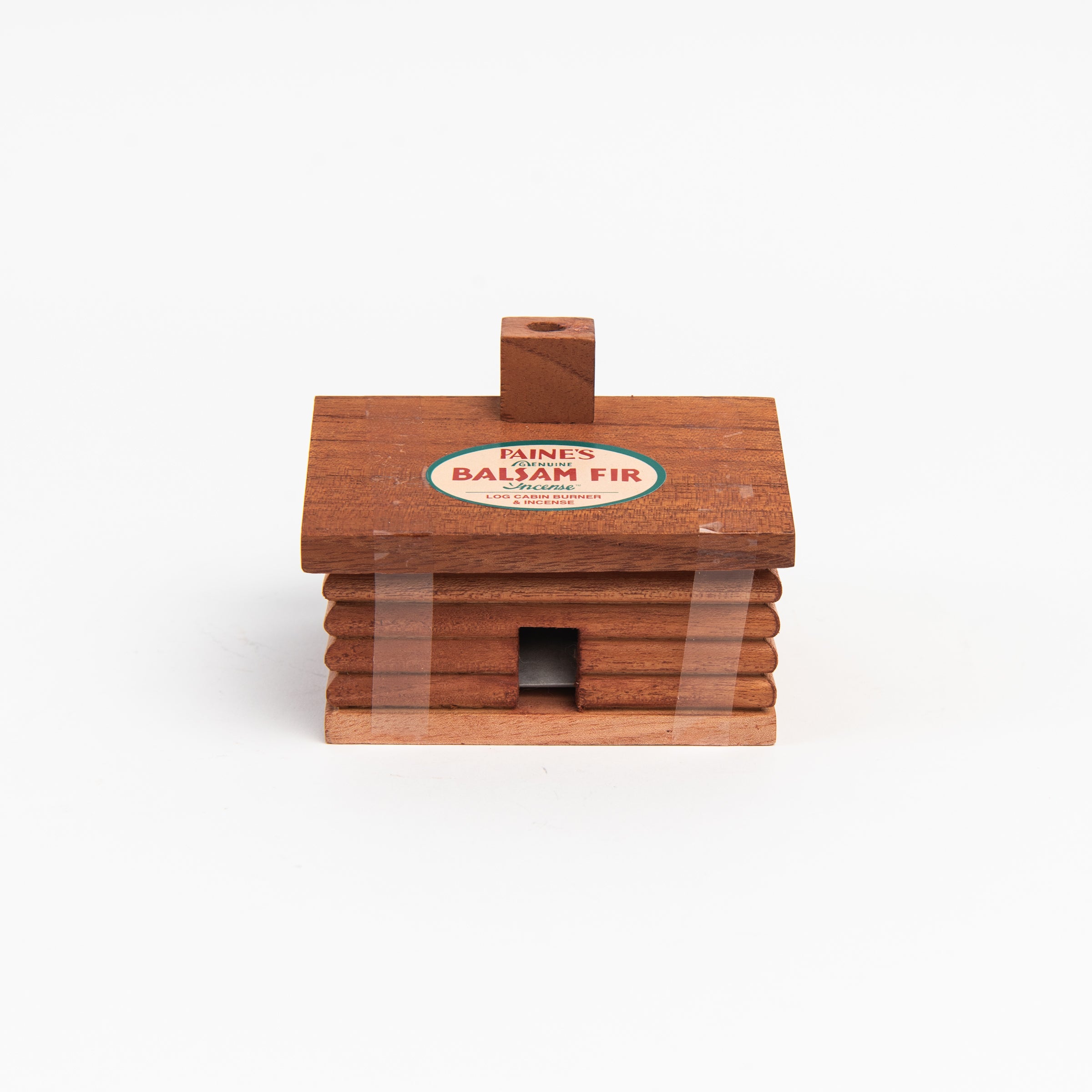 Paine's Log Cabin Incense Holder on a white background at Addison West