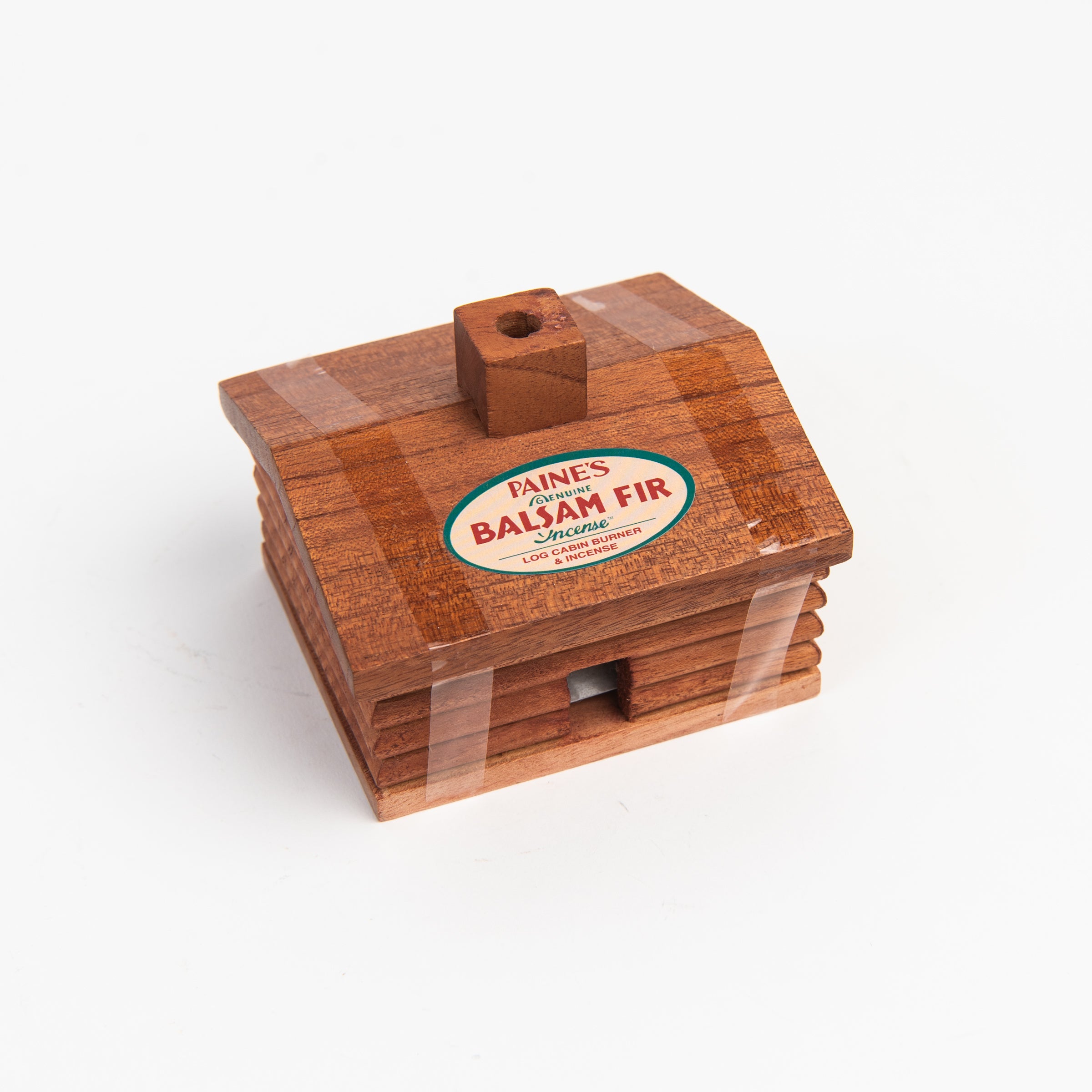 Paine's Log Cabin Incense Holder on a white background at Addison West