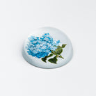 Blue Hydrangea Paperweight on a white background at Addison West