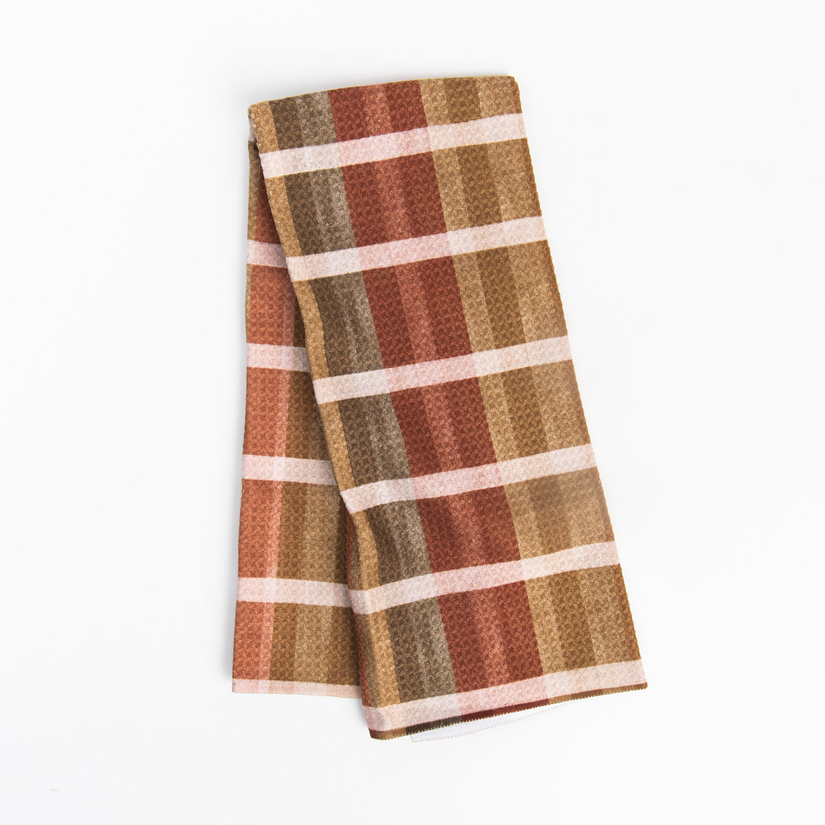 Fall Harvest Stripes Tea Towel on a white background at Addison West