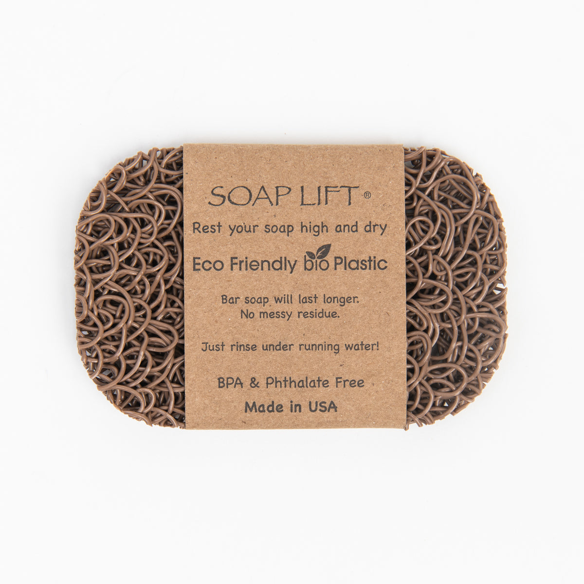 The Original Soap Lift in Tan on a white background at Addison West