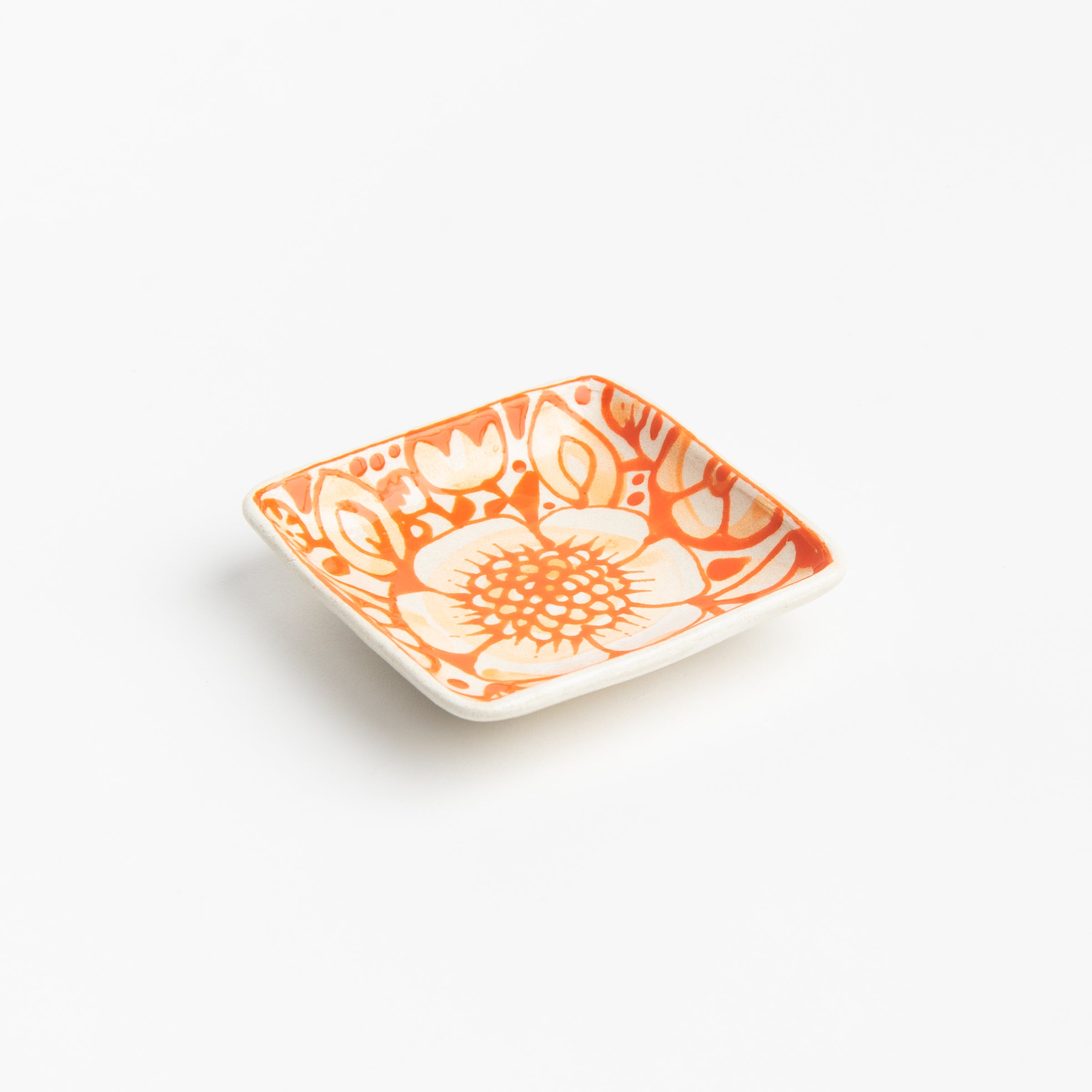 Stephanie Verdun Little Square Dish on a white background at Addison West
