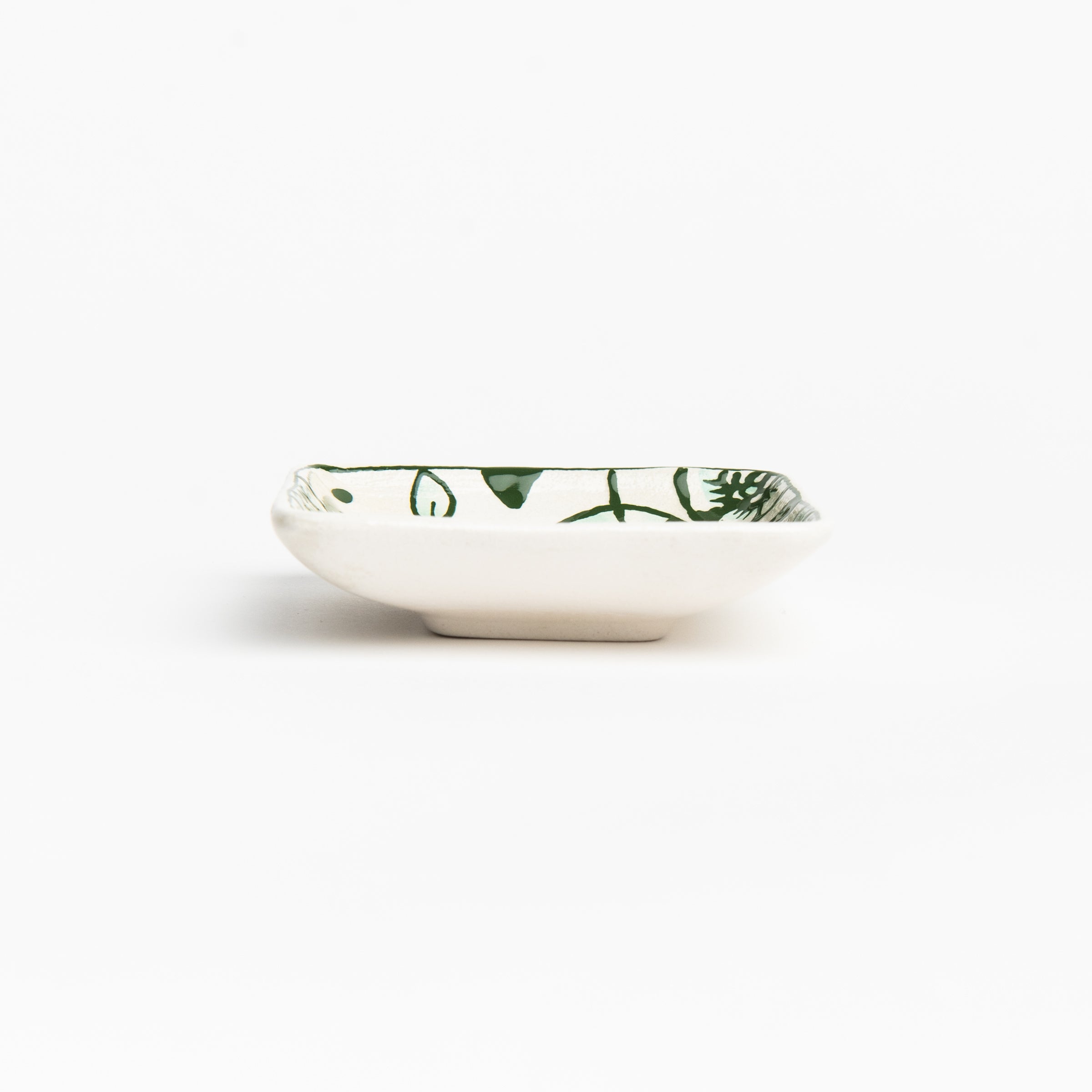 Stephanie Verdun Little Square Dish on a white background at Addison West