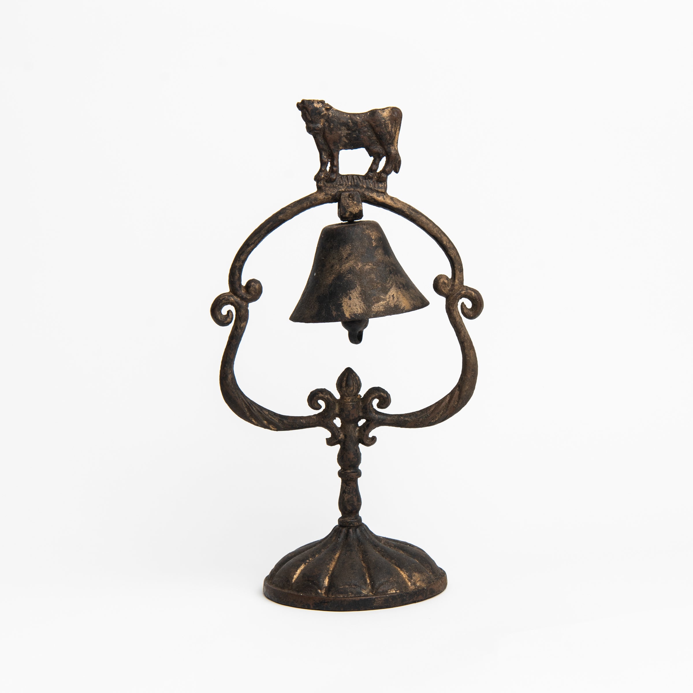 Vintage Cowbell on a white background at Addison West