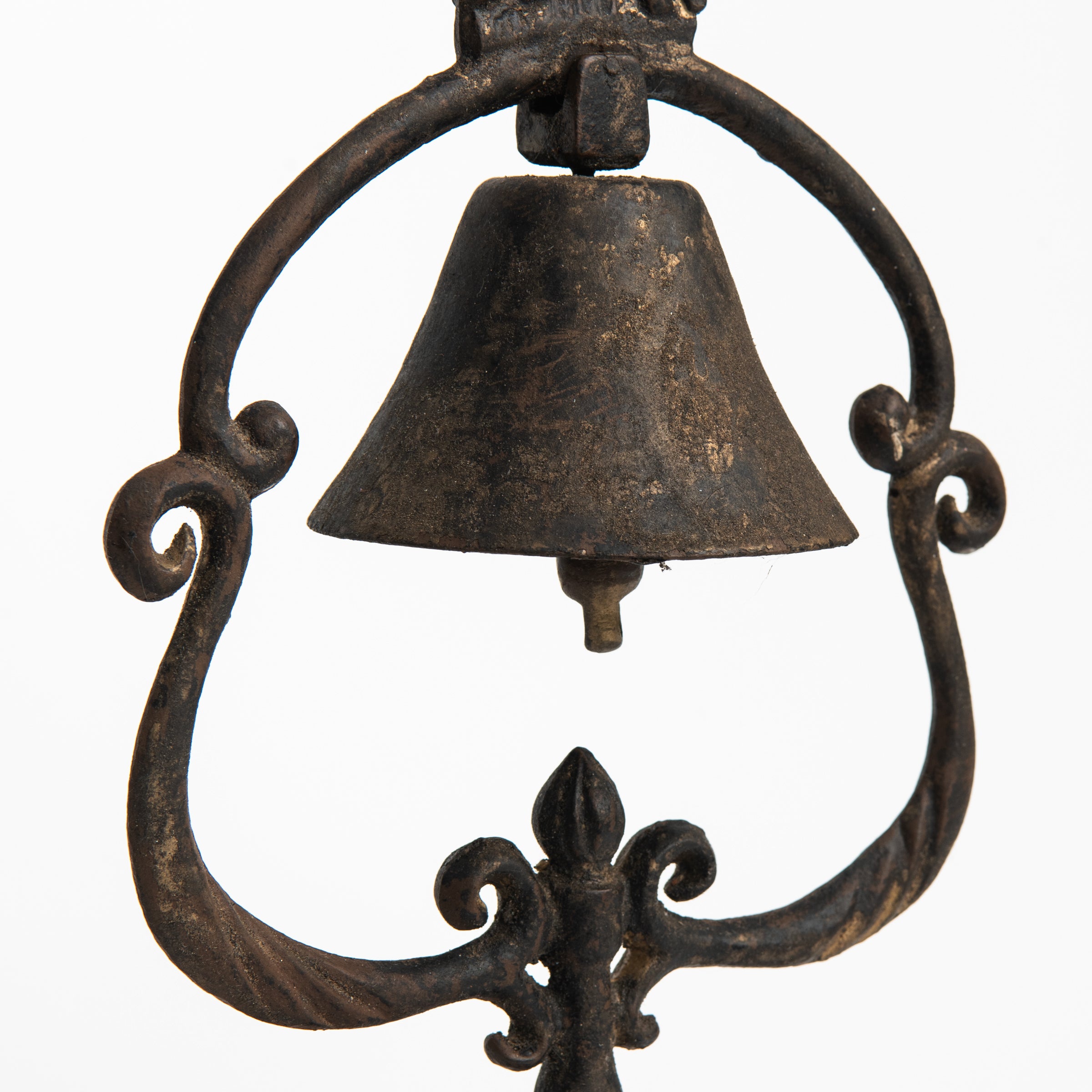 Vintage Cowbell on a white background at Addison West