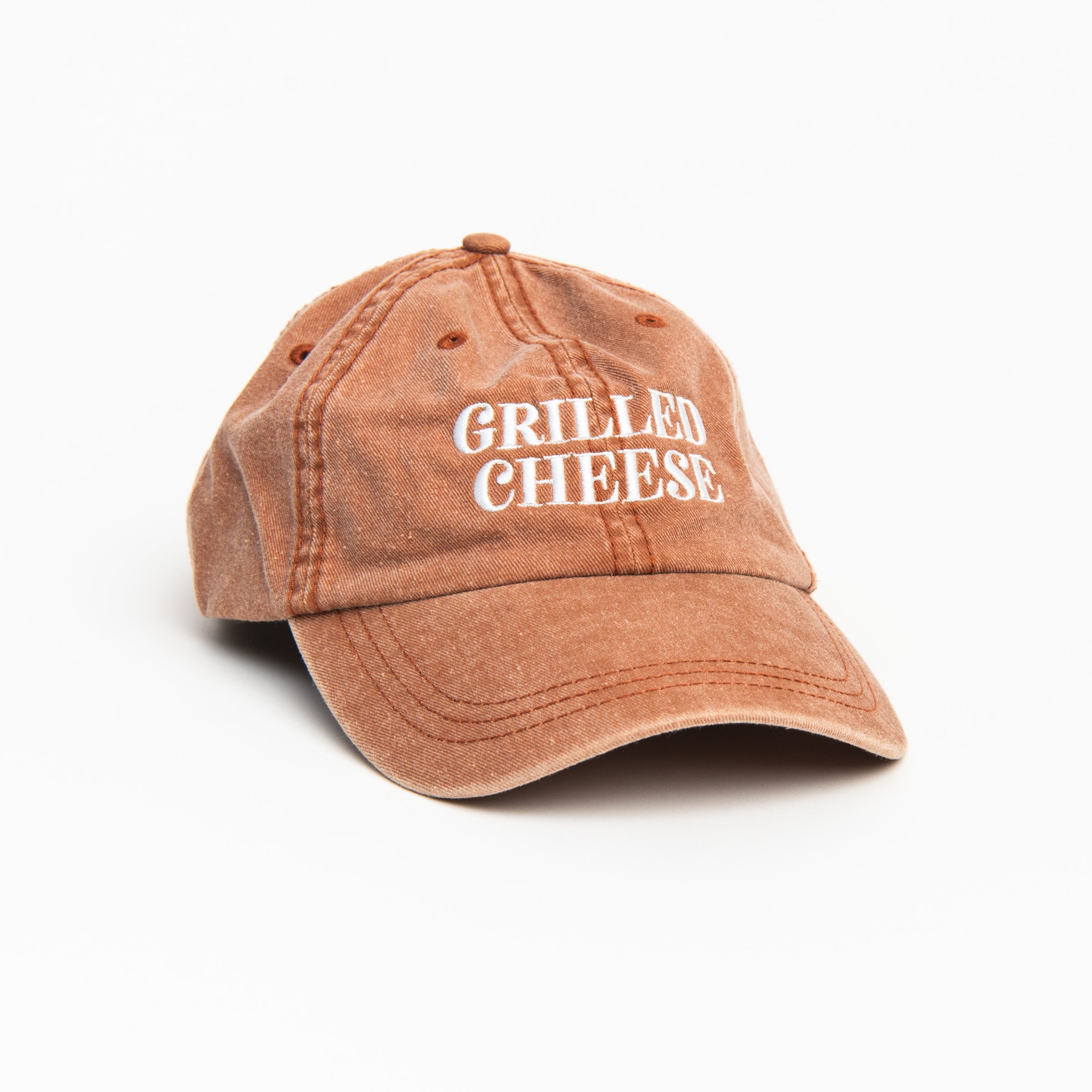 Grilled Cheese Baseball Hat on a white background at Addison West