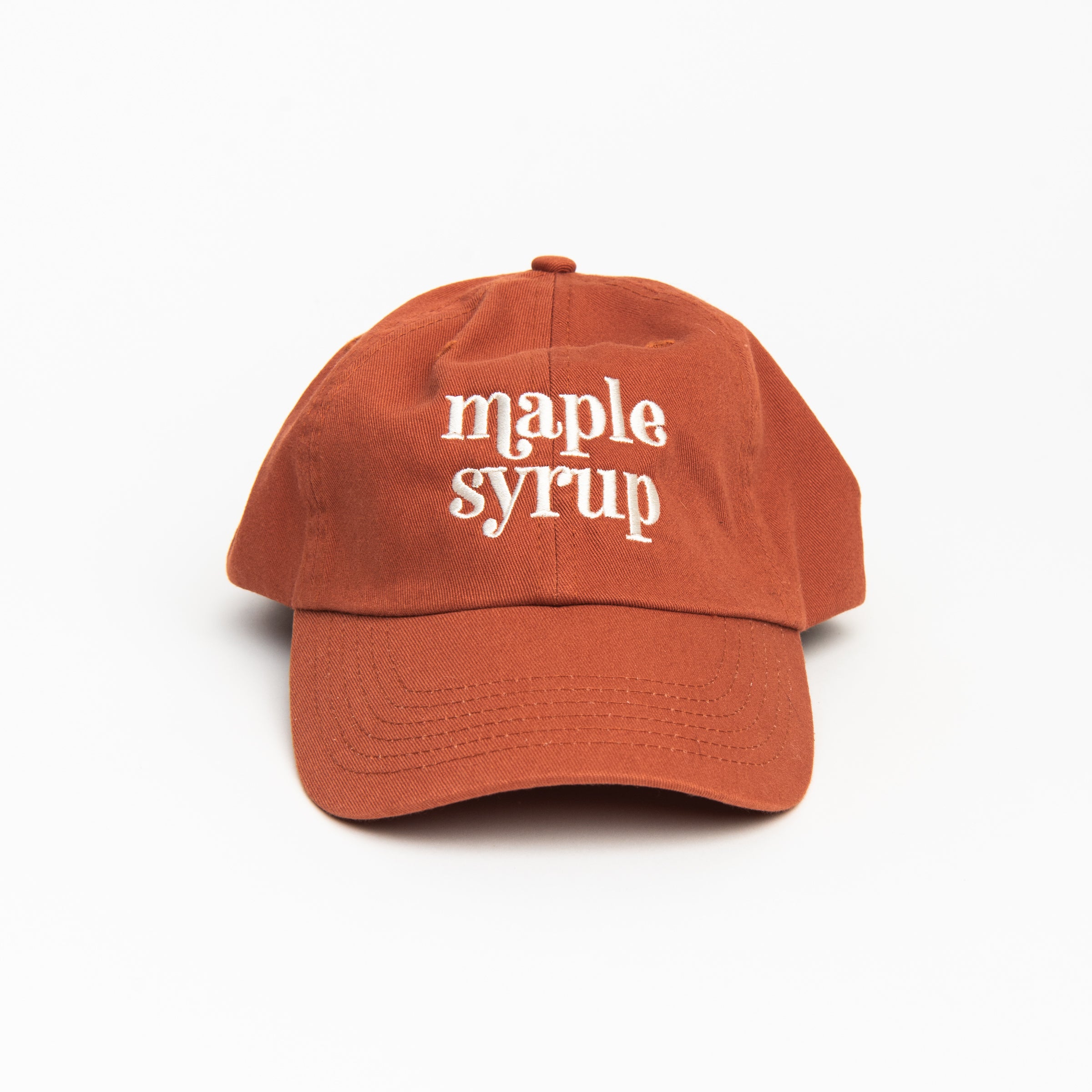 Maple Syrup Baseball Hat on a white background at Addison West