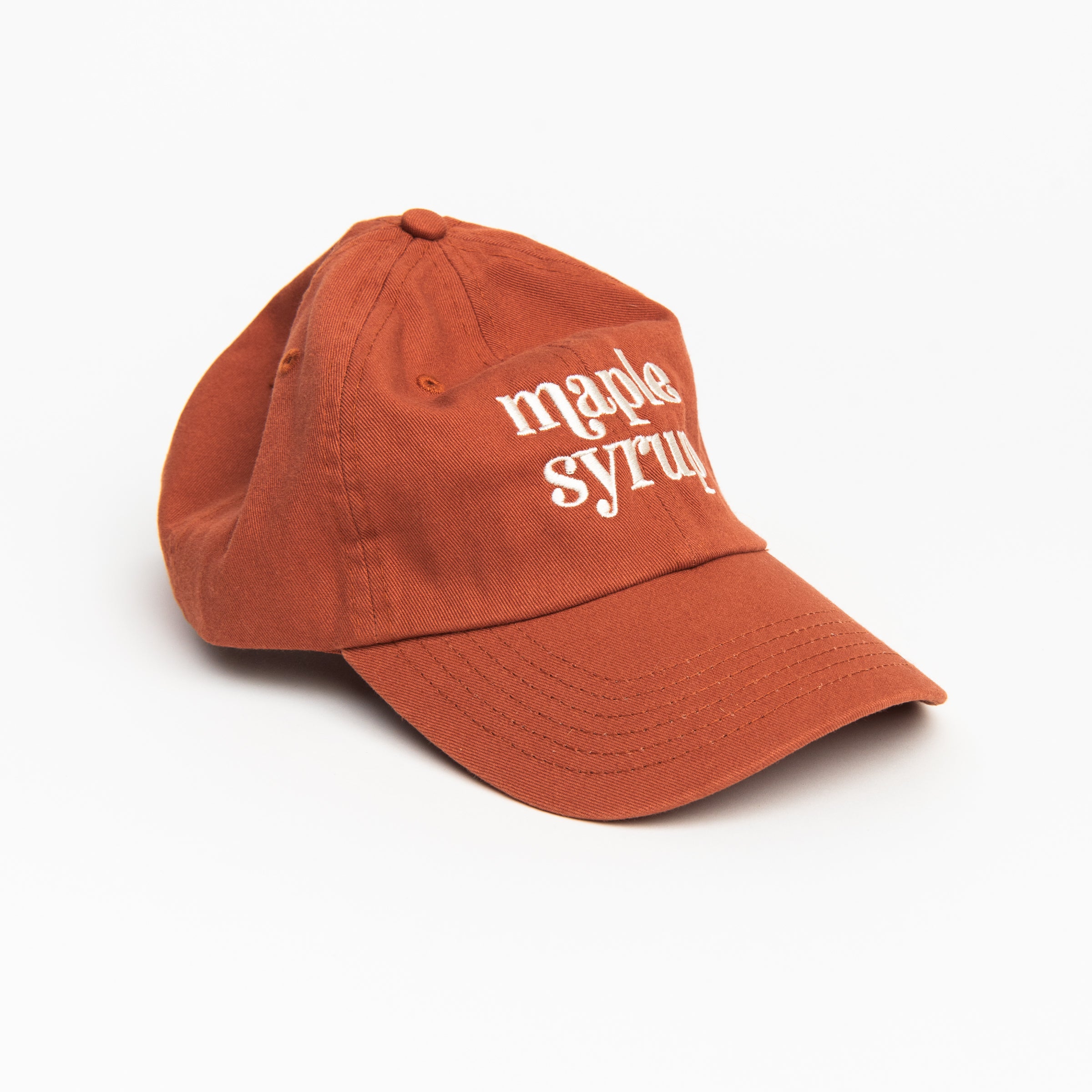 Maple Syrup Baseball Hat on a white background at Addison West