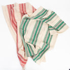 Holiday Woven Flour Sack Tea Towels on a white background at Addison West