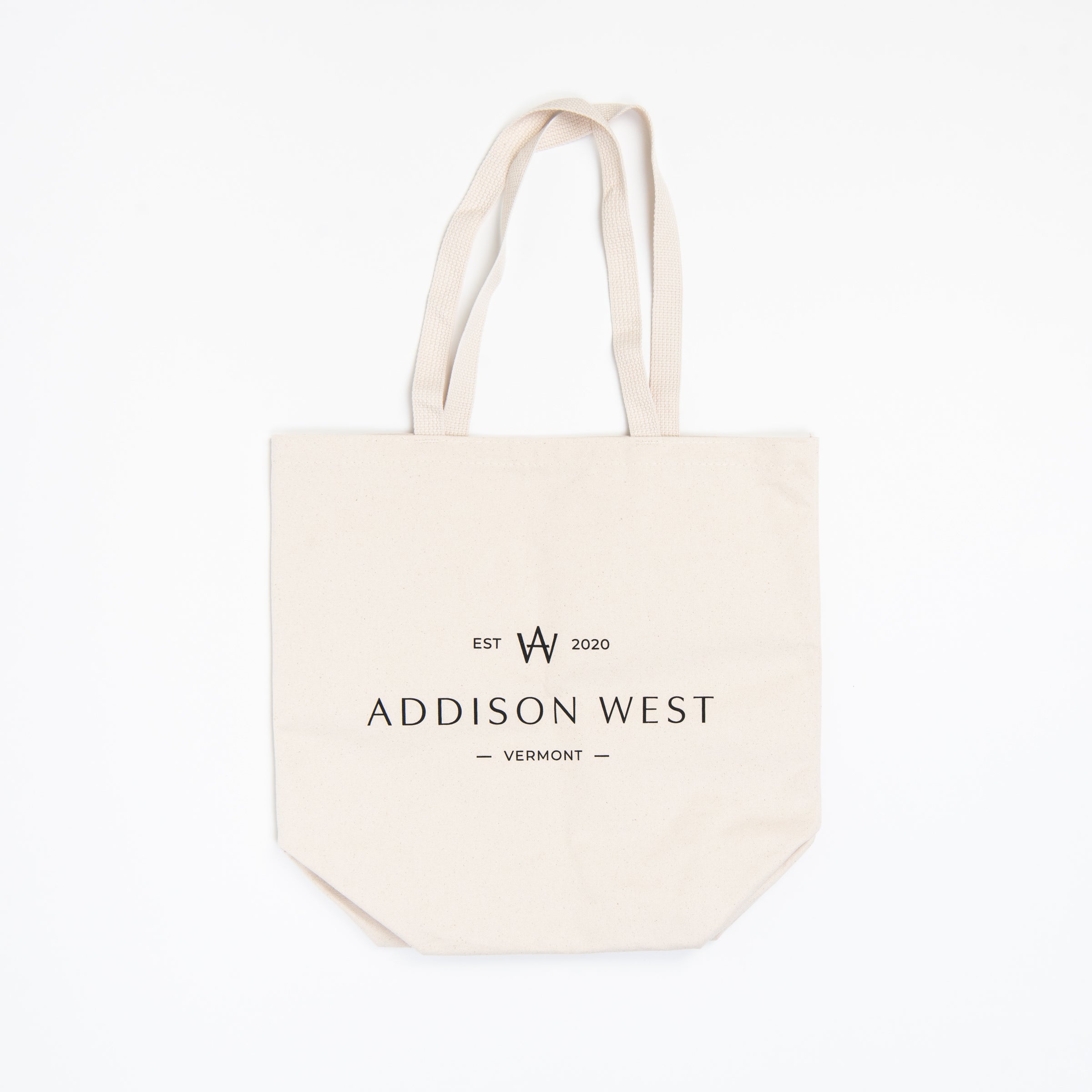 Addison West Grocery Tote on a white background at Addison West