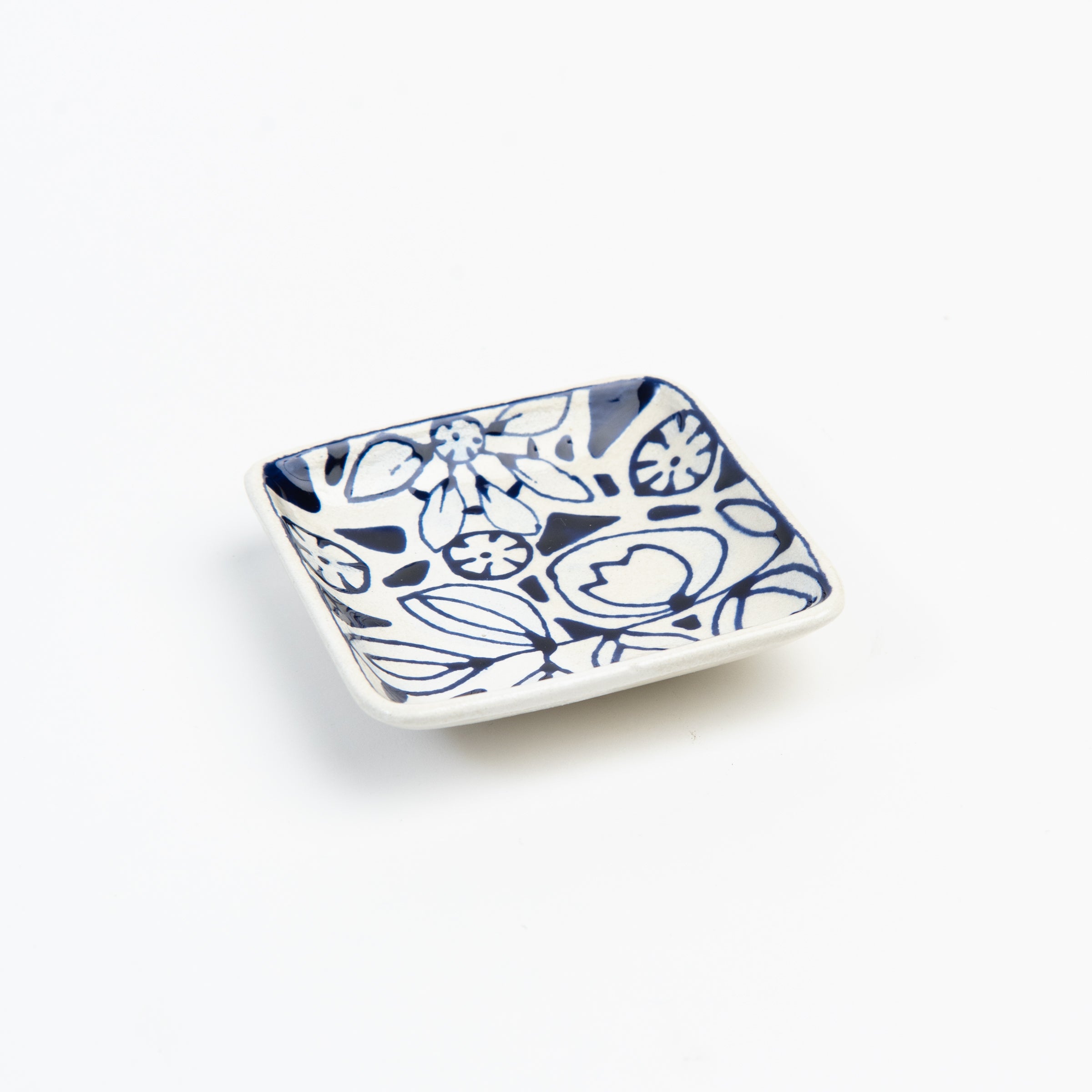 Stephanie Verdun Little Square Dish on a white background at Addison West