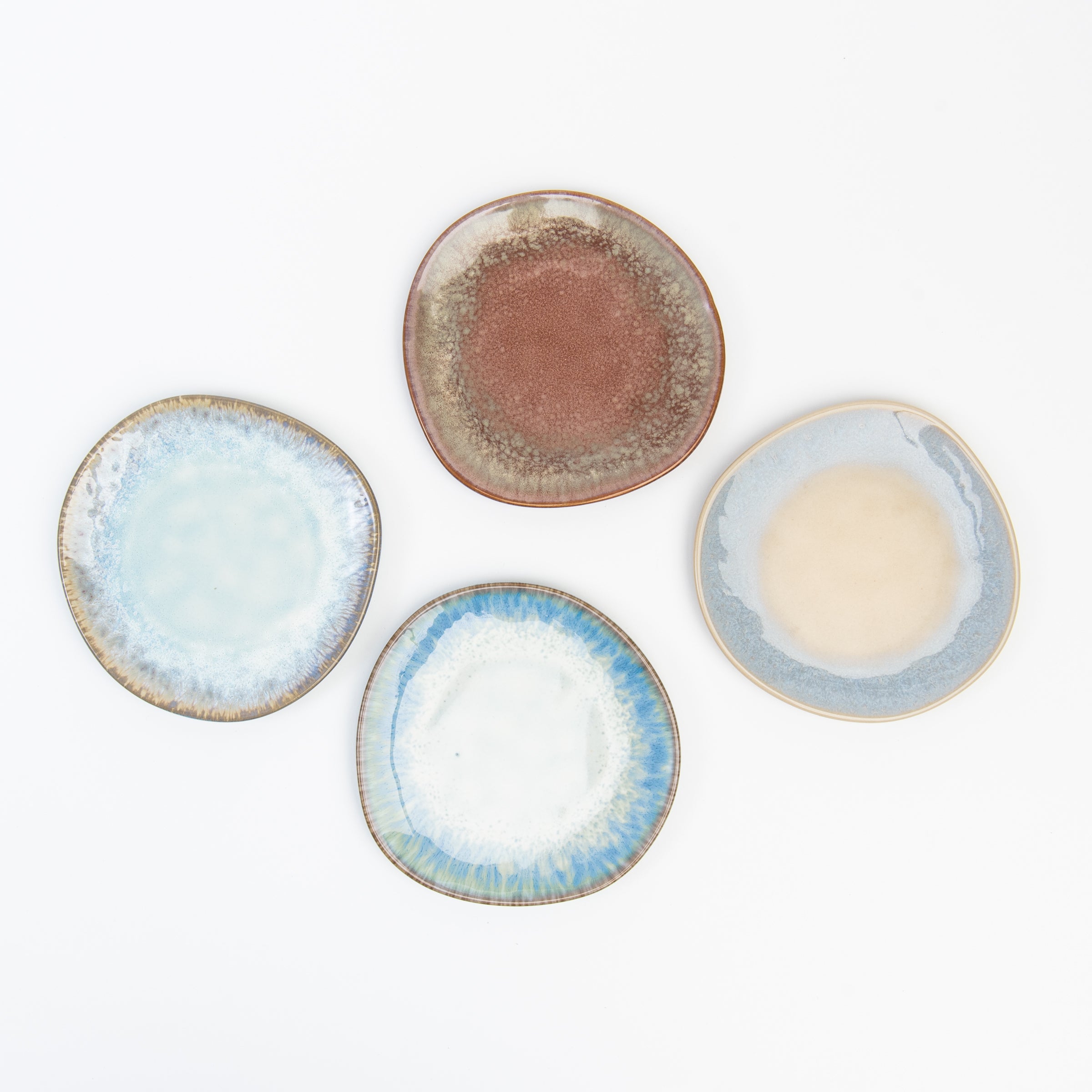 Organic Stoneware Plate on a white background at Addison West