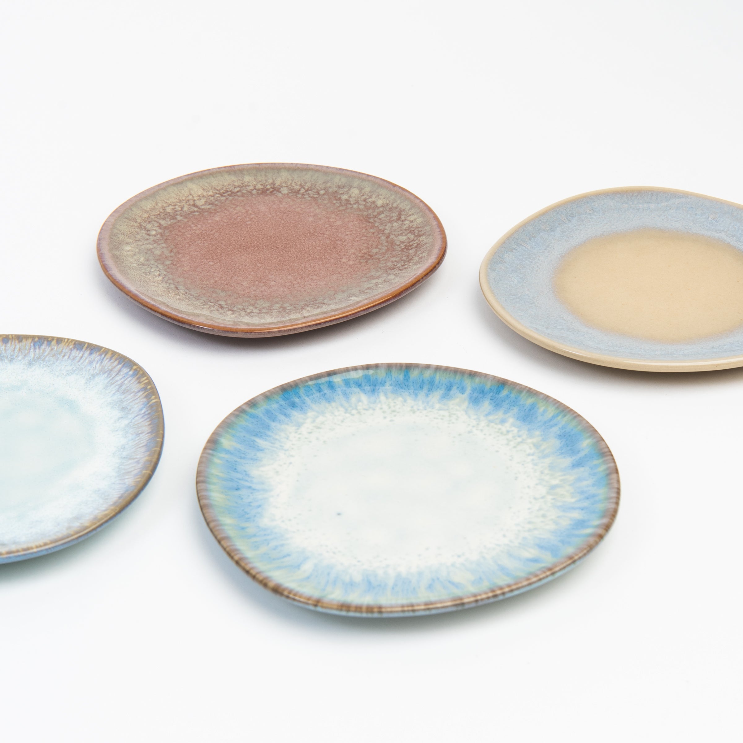 Organic Stoneware Plate on a white background at Addison West