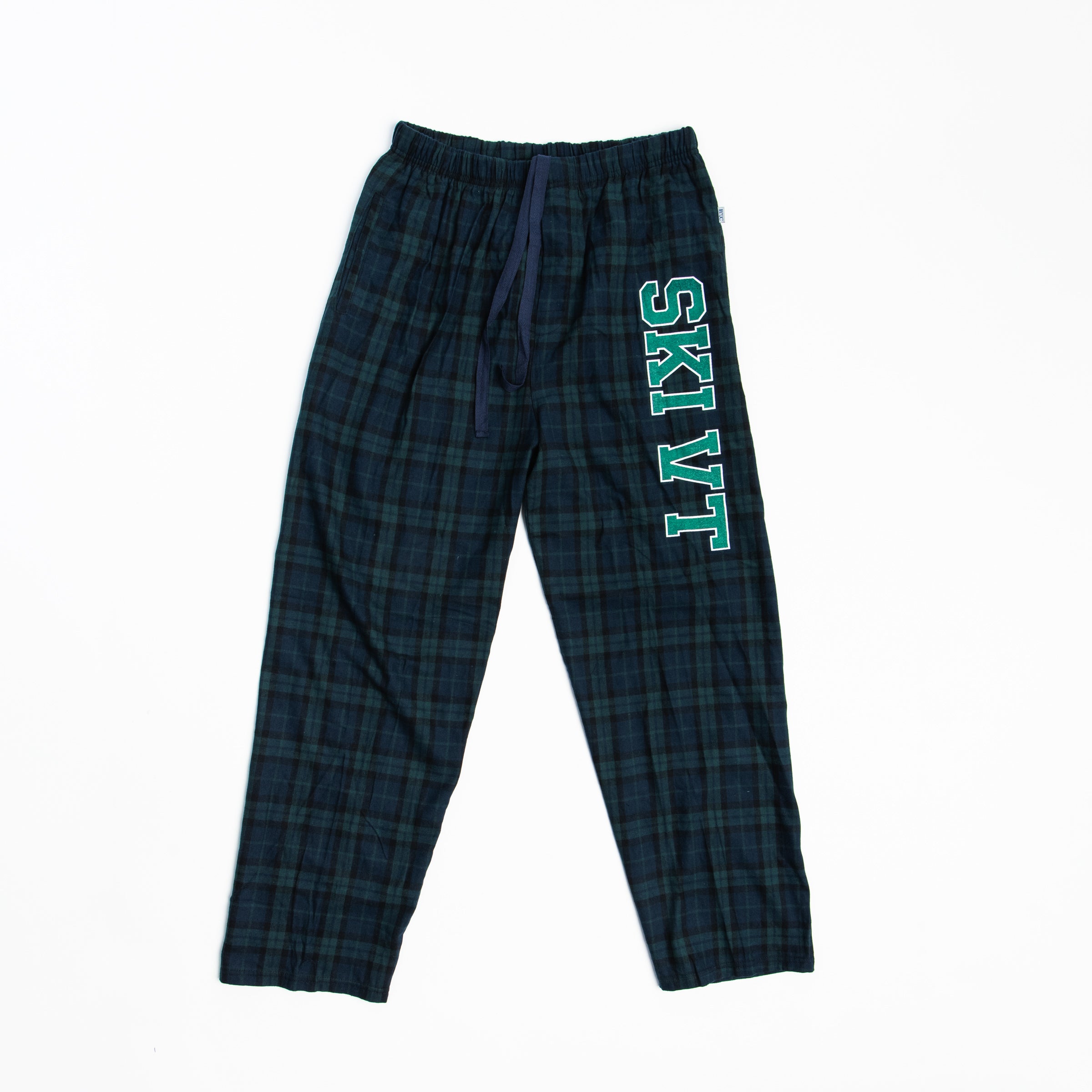 SKI VT Men's Flannel Pant in Scottish Tartan Plaid on a white background at Addison West