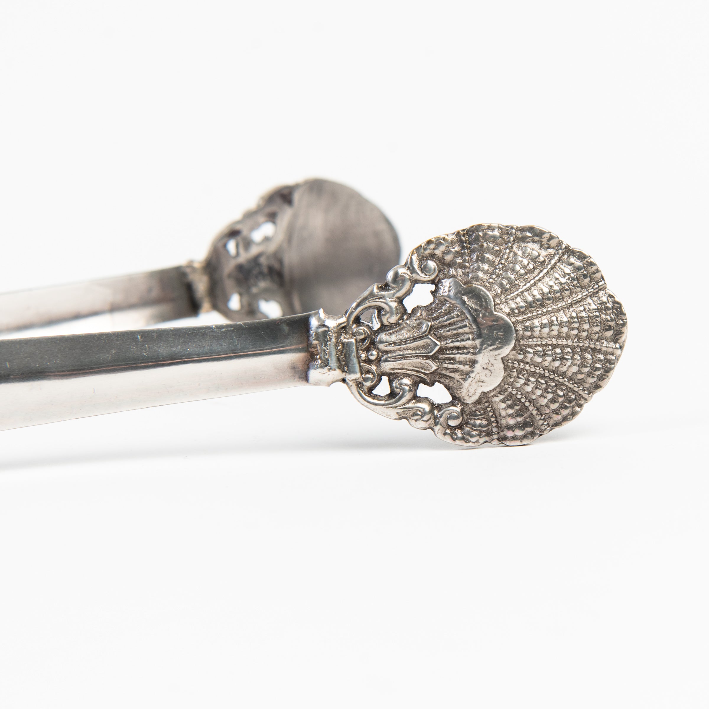 Elle Ice Bucket & Tongs on a white background at Addison West