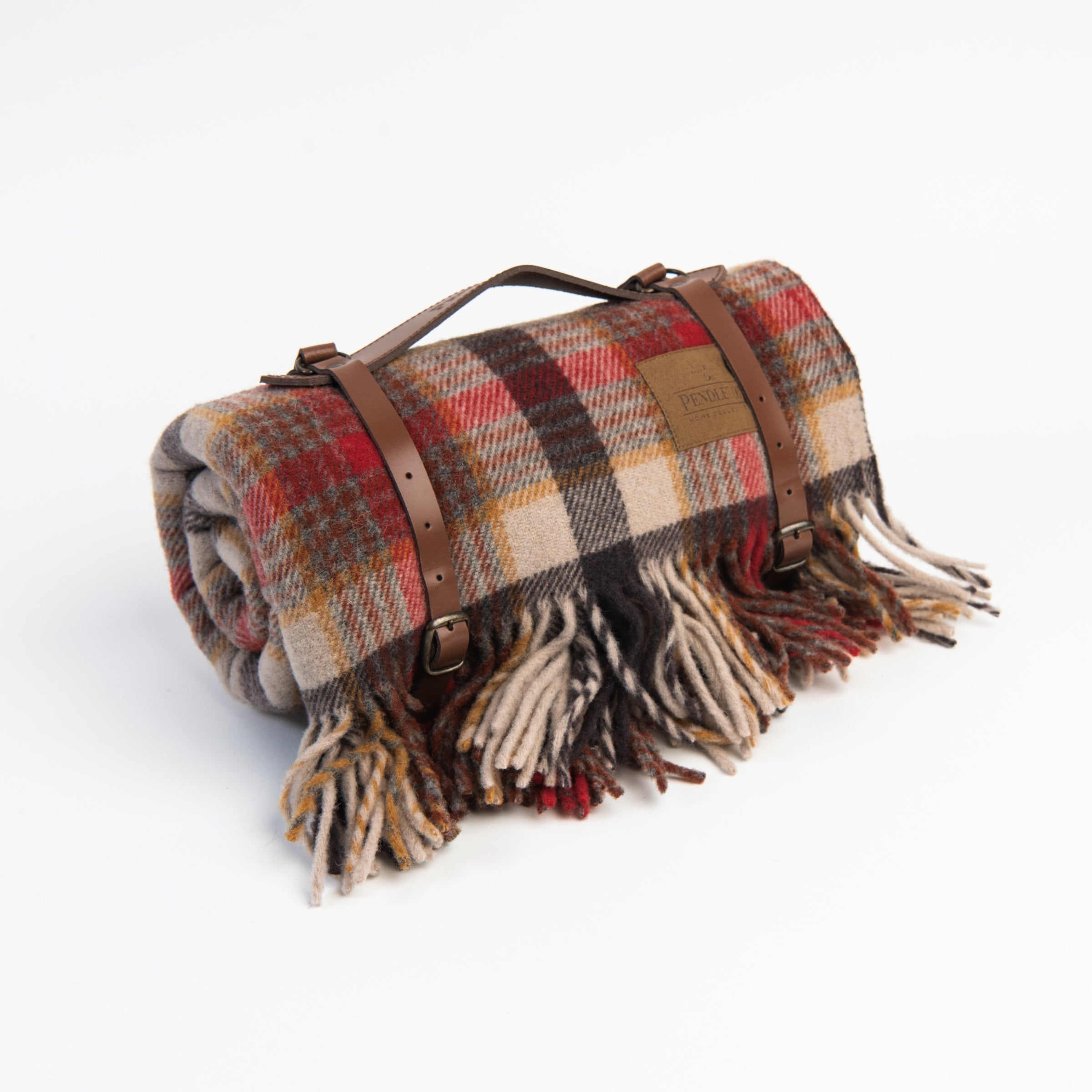 Pendleton Motor Robe Throw in Lassen Plaid on a white background at Addison West