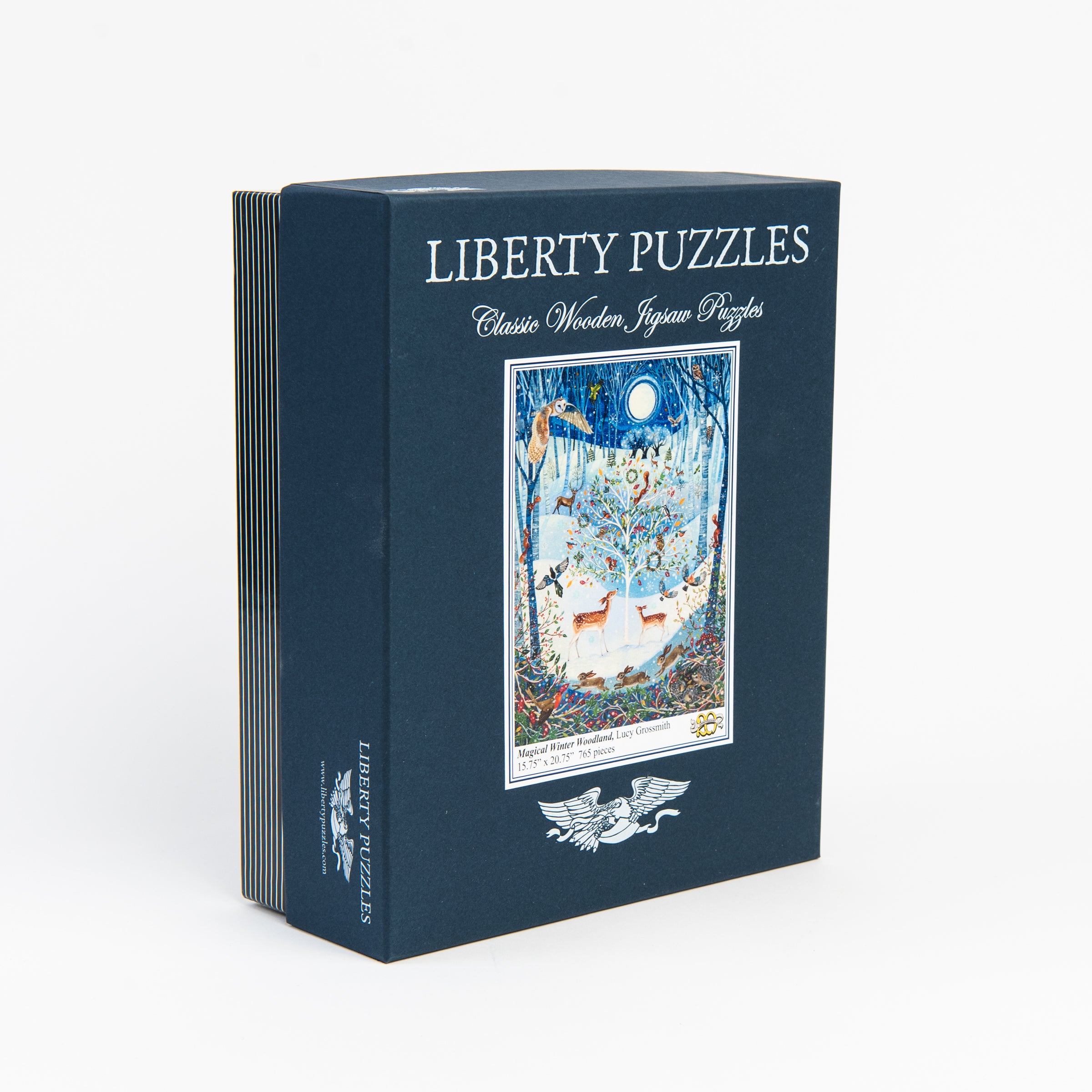 Liberty Puzzles Magical Winter Woodland on a white background at Addison West