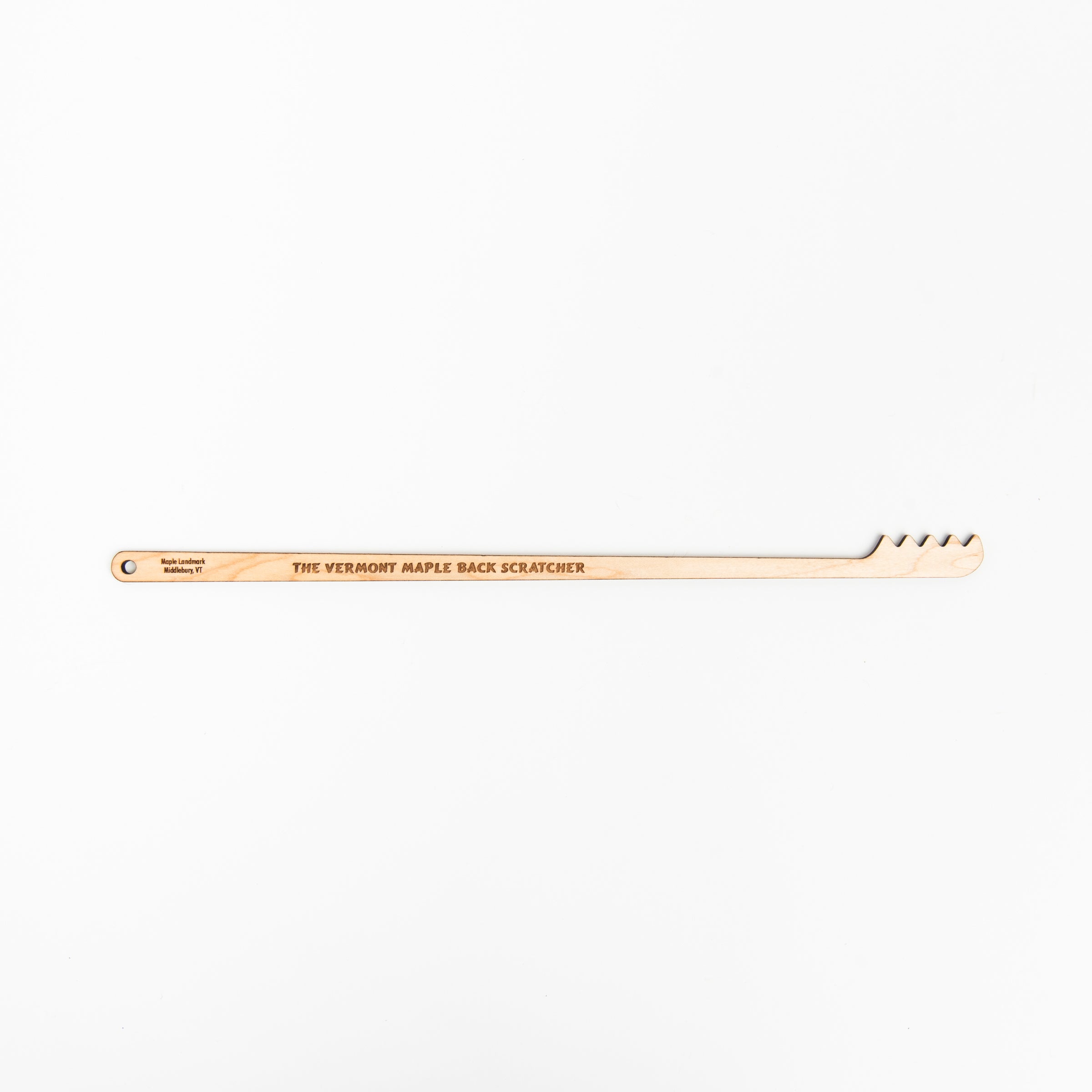 Maple Landmark Back Scratcher on a white background at Addison West