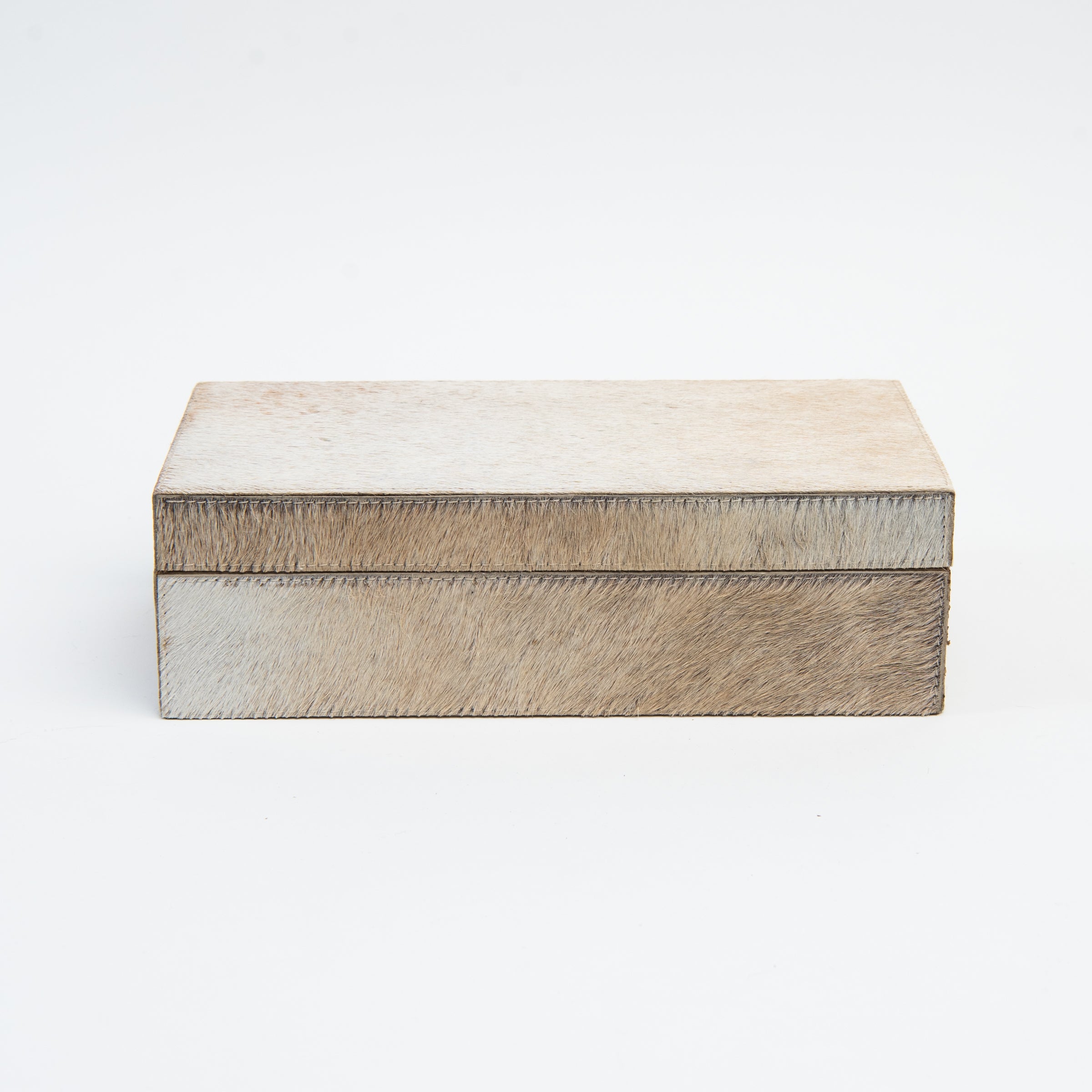 Small Harrington Hide Box on a white background at Addison West