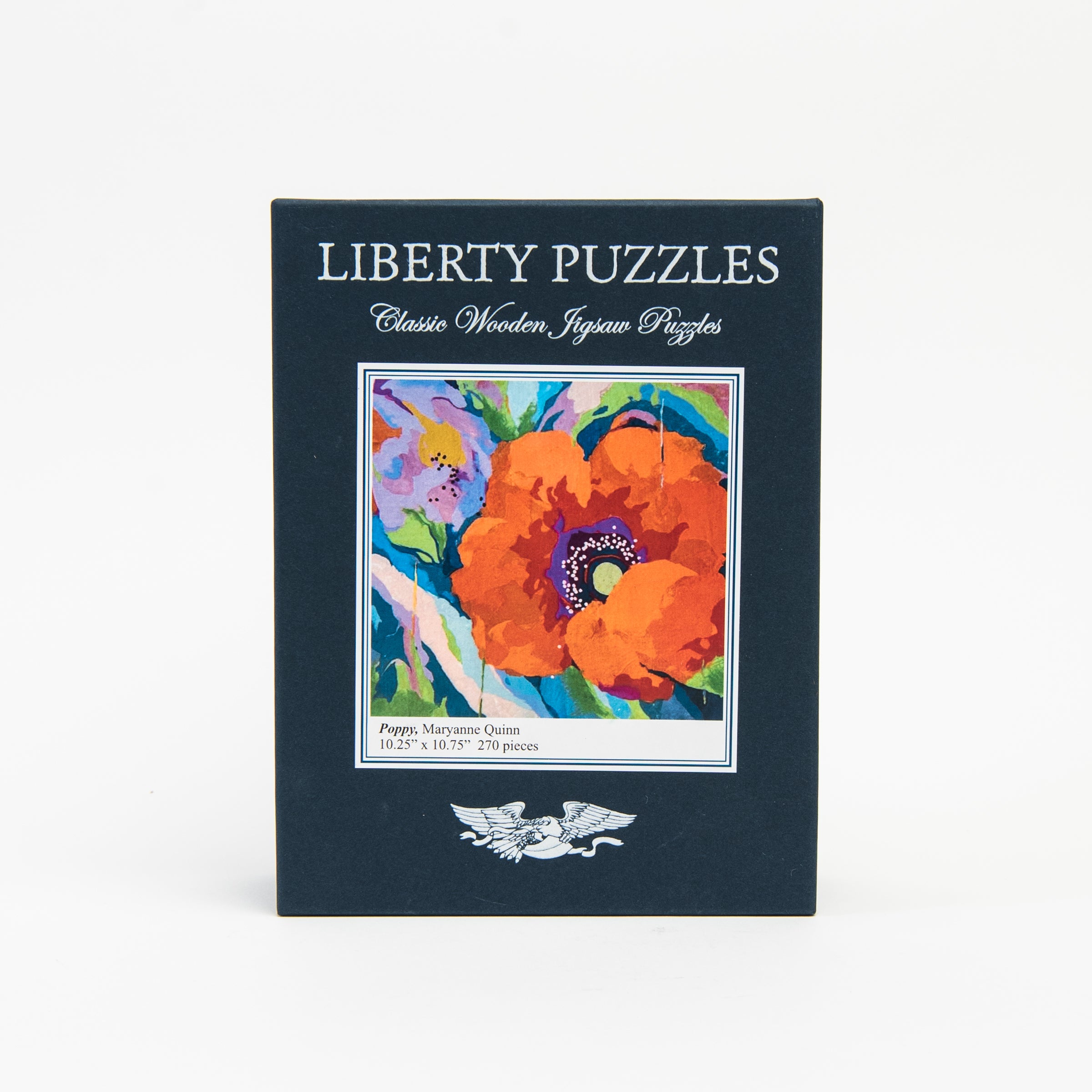 Liberty Puzzle Poppy on a white background at Addison West