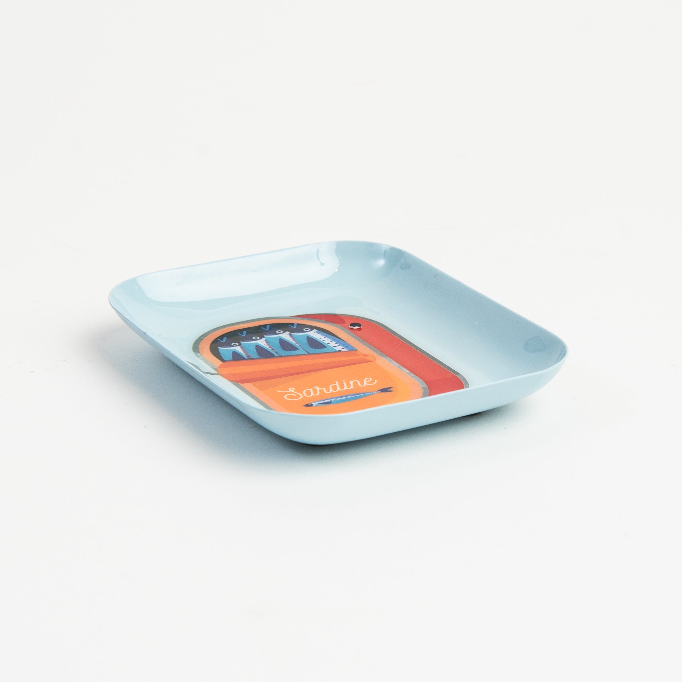Sardine Enameled Tray on a white background at Addison West