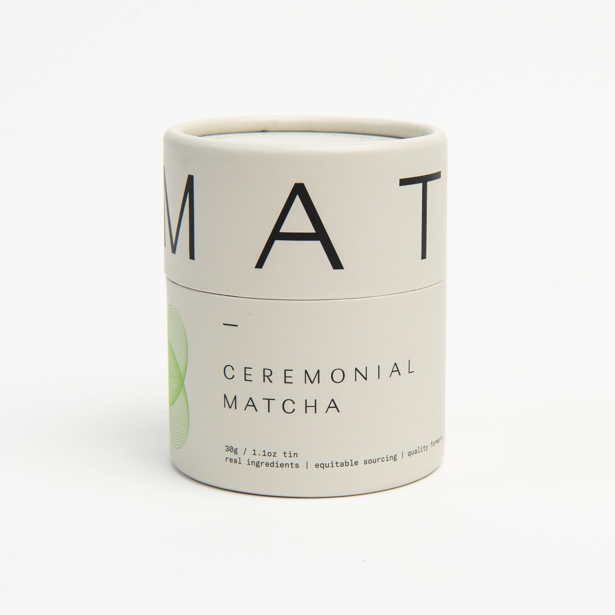 DONA First Flush Ceremonial Matcha on a white background at Addison West