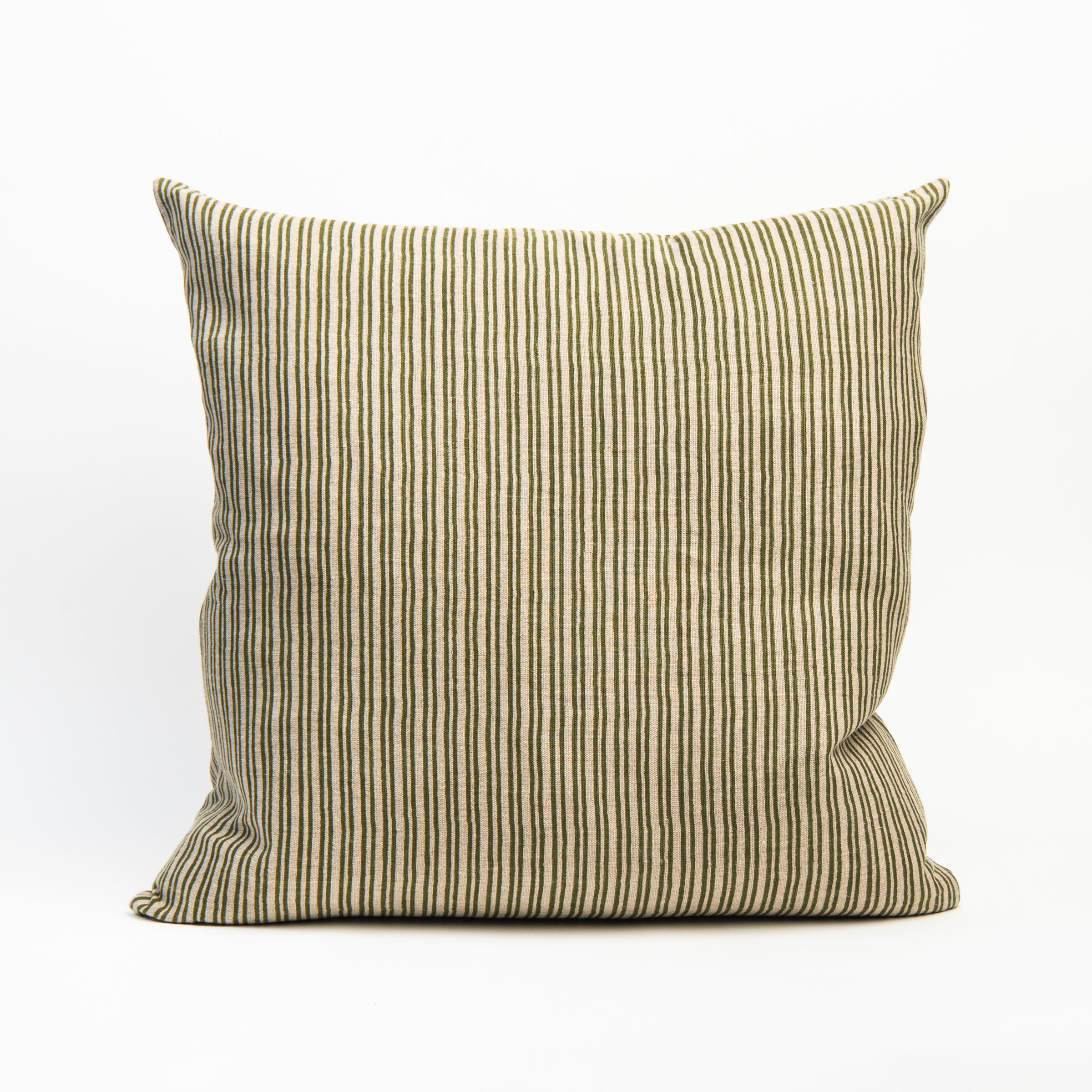 Wren Green Pillow on a white background at Addison West