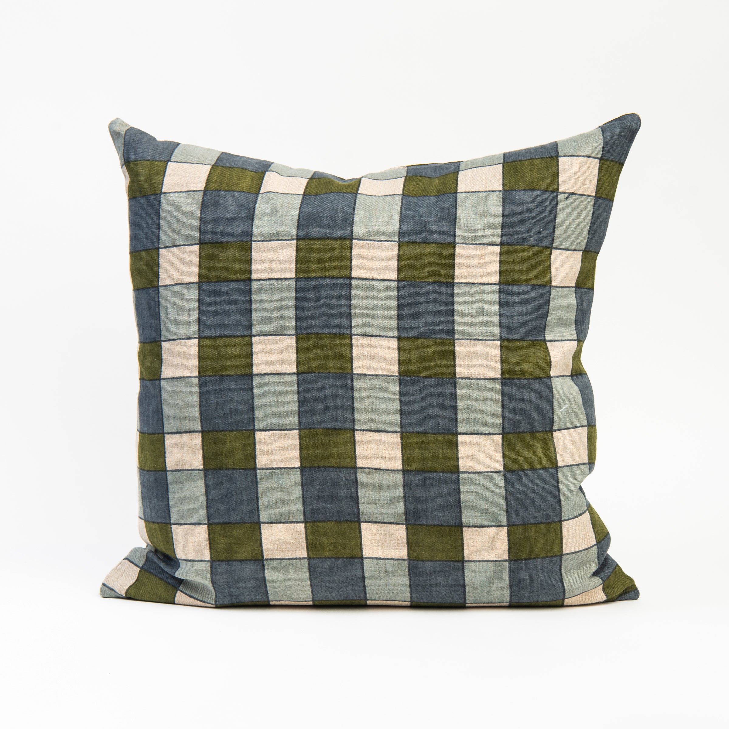 Ezra Earth Pillow on a white background at Addison West