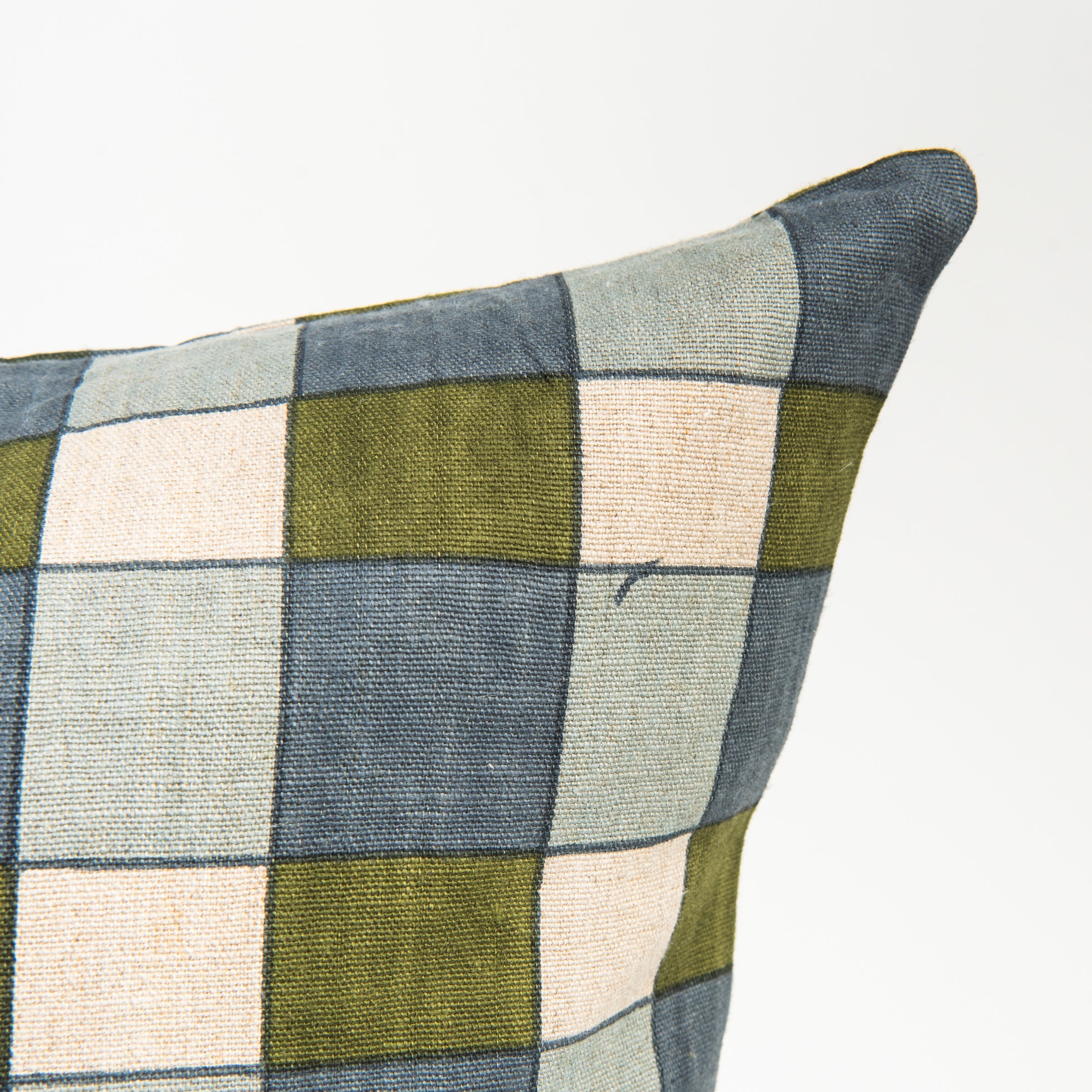 Ezra Earth Pillow on a white background at Addison West