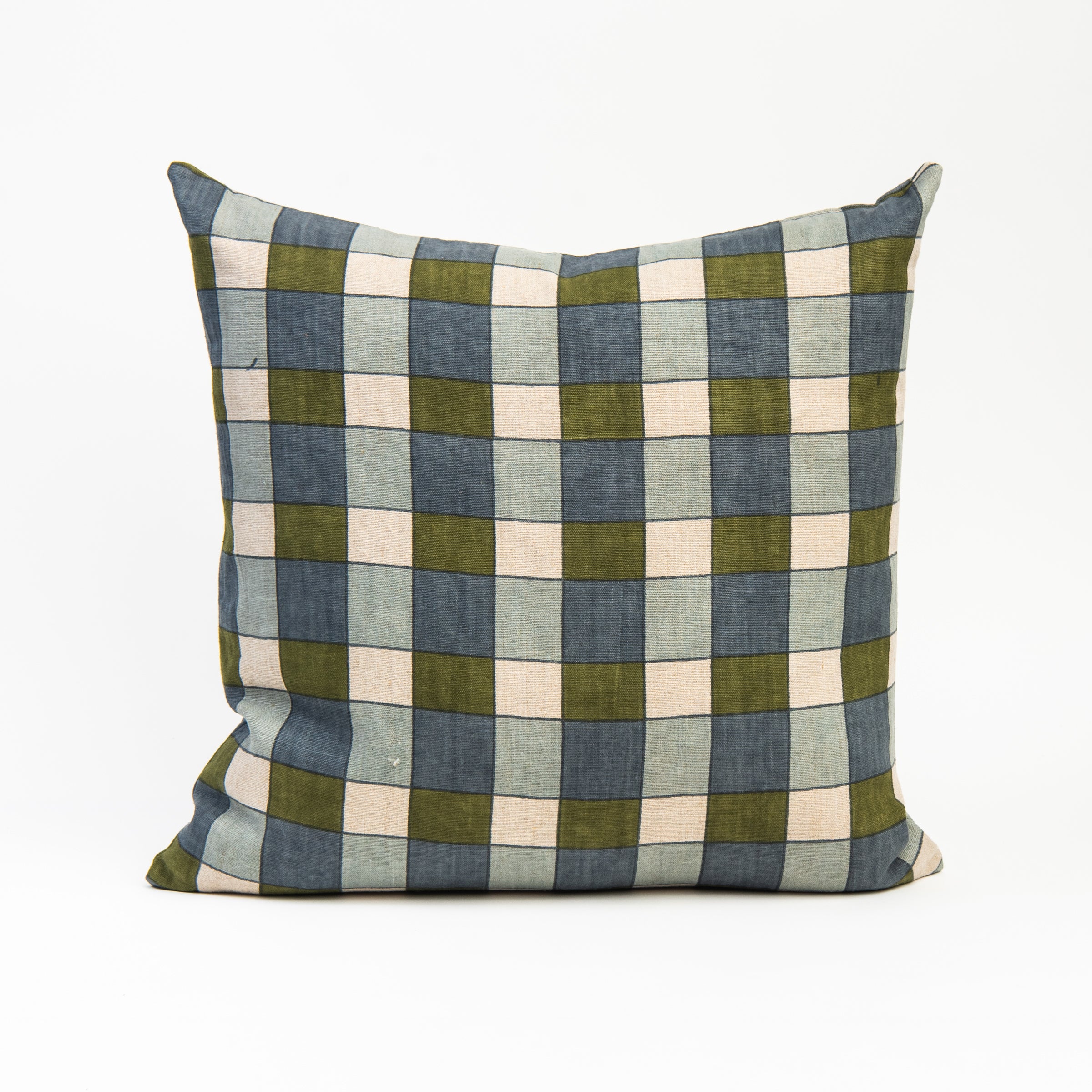 Ezra Earth Pillow on a white background at Addison West