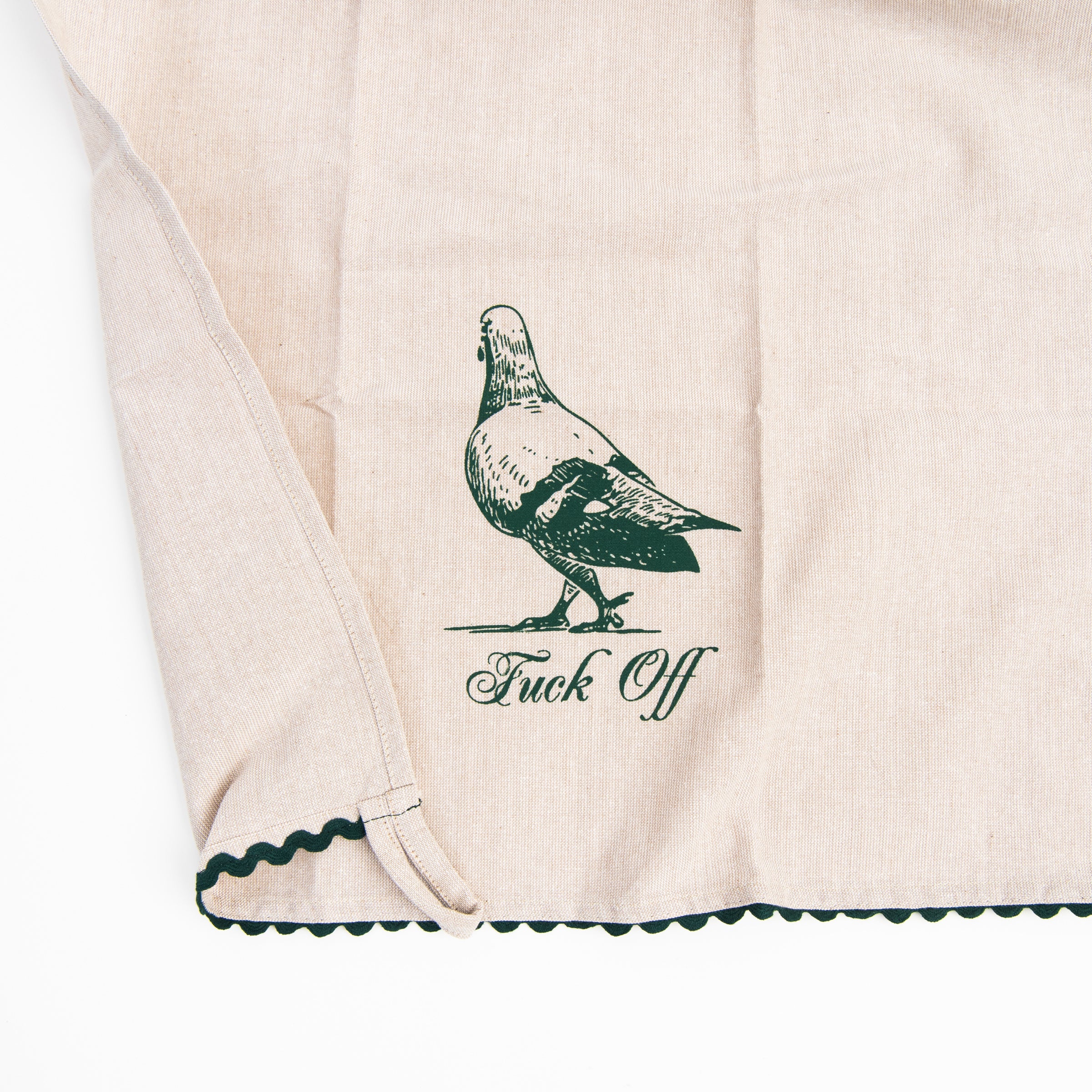 Fuck Off Tea Towel on a white background at Addison West