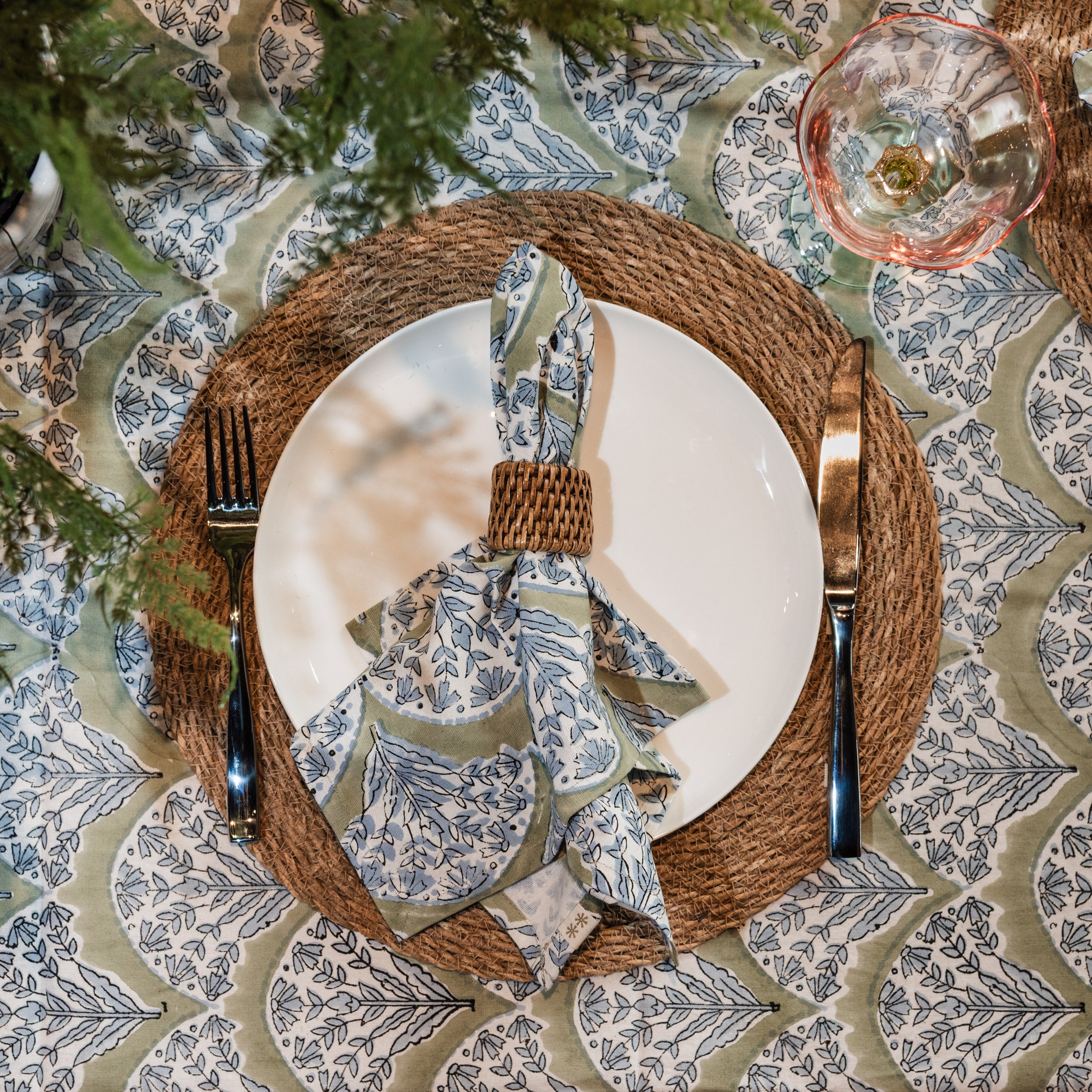 Made In 10.5" Dinner Plate on a table at Addison West