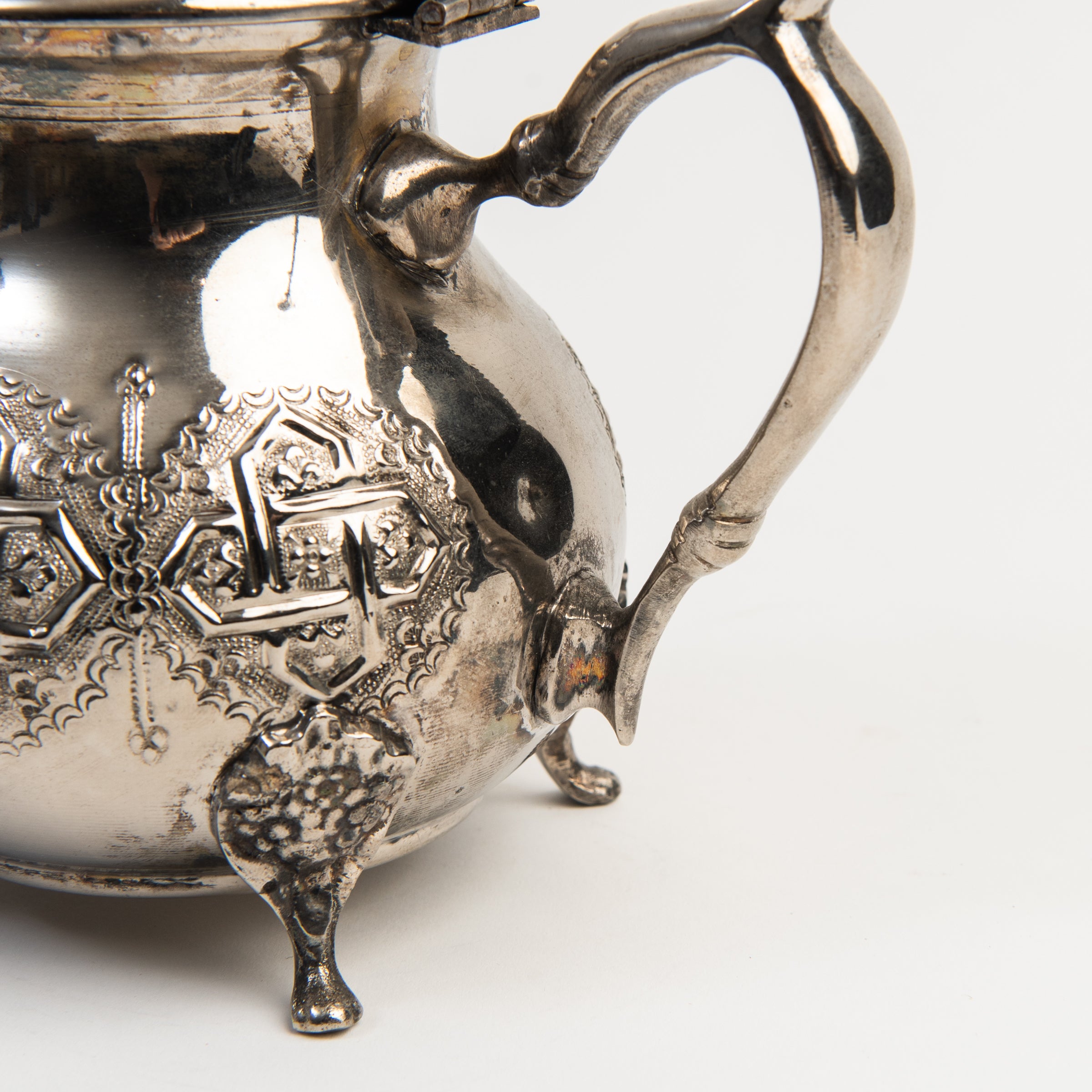 Vintage Maill Chort Tea Pot on a white background at Addison West