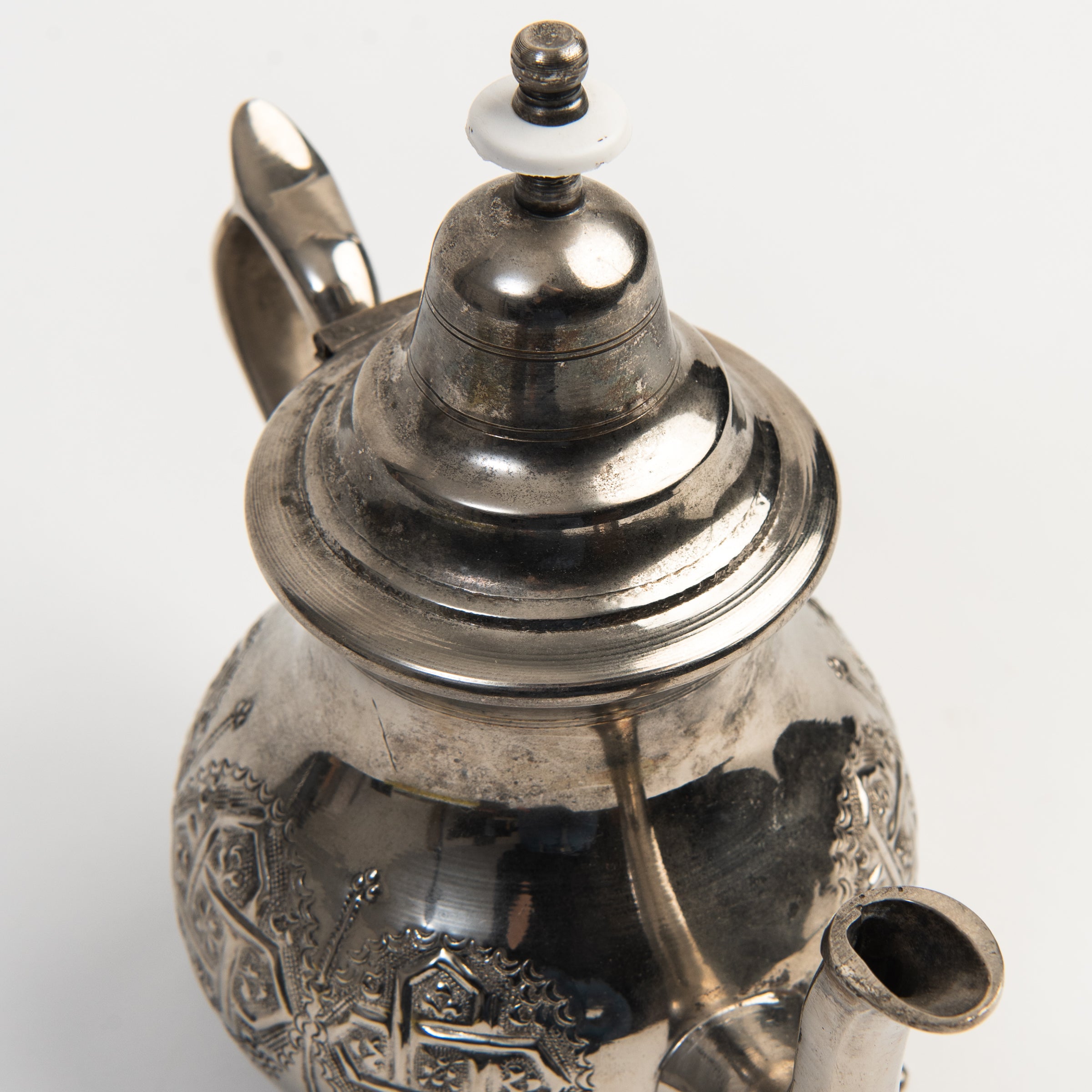 Vintage Maill Chort Tea Pot on a white background at Addison West