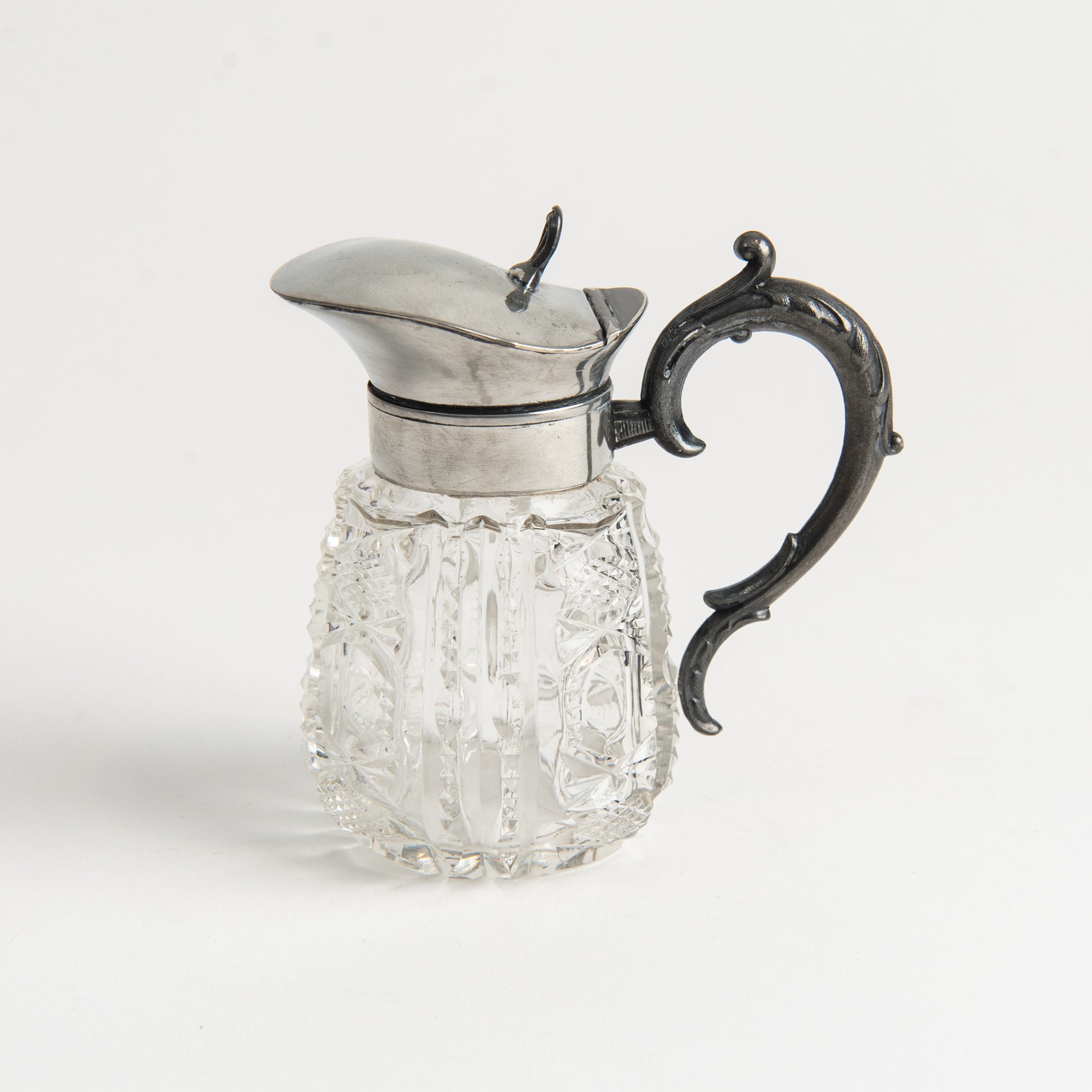 Vintage Victorian Ornate Syrup Pitcher #3 on a white background at Addison West