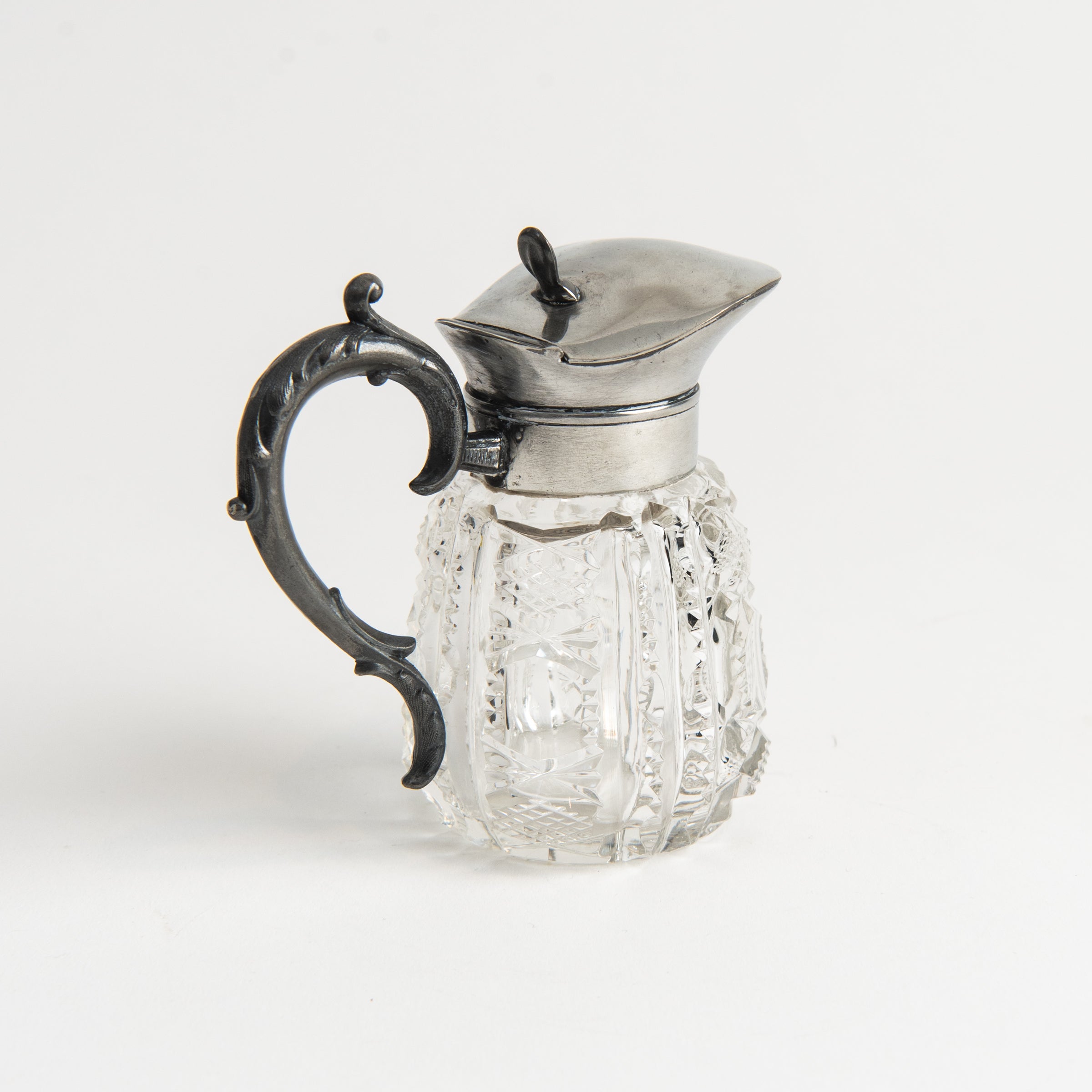 Vintage Victorian Ornate Syrup Pitcher #3 on a white background at Addison West